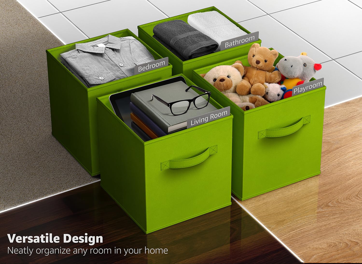 13 Inch Storage Bins (8 Count)