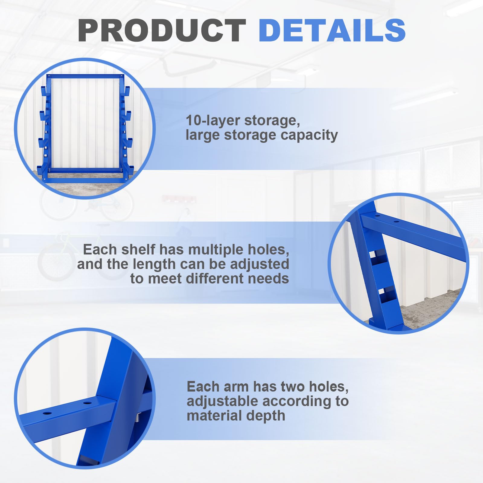 Steel Lumber & Pipe Storage Rack