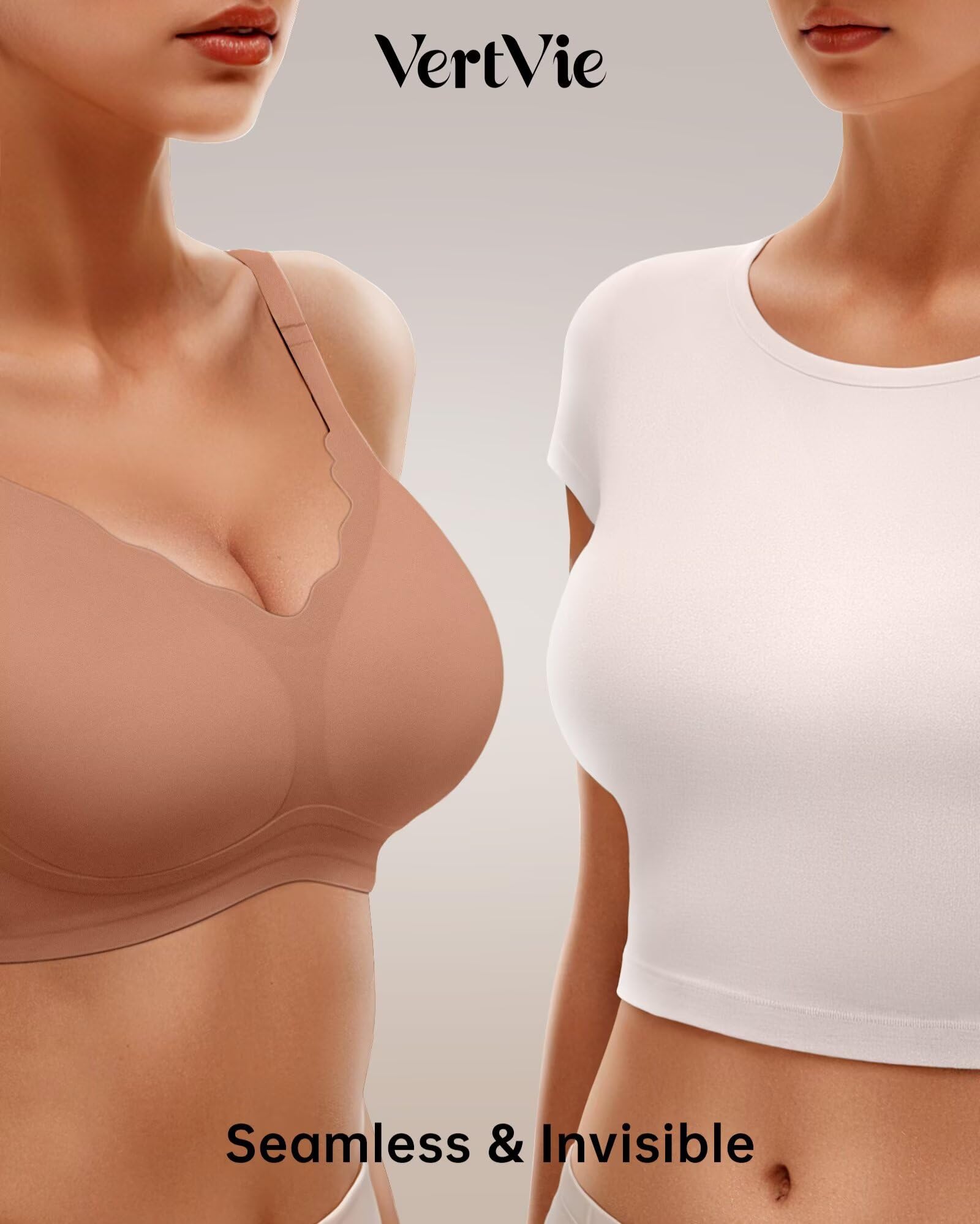 Seamless Jelly Bra No Underwire Supportive Bralette