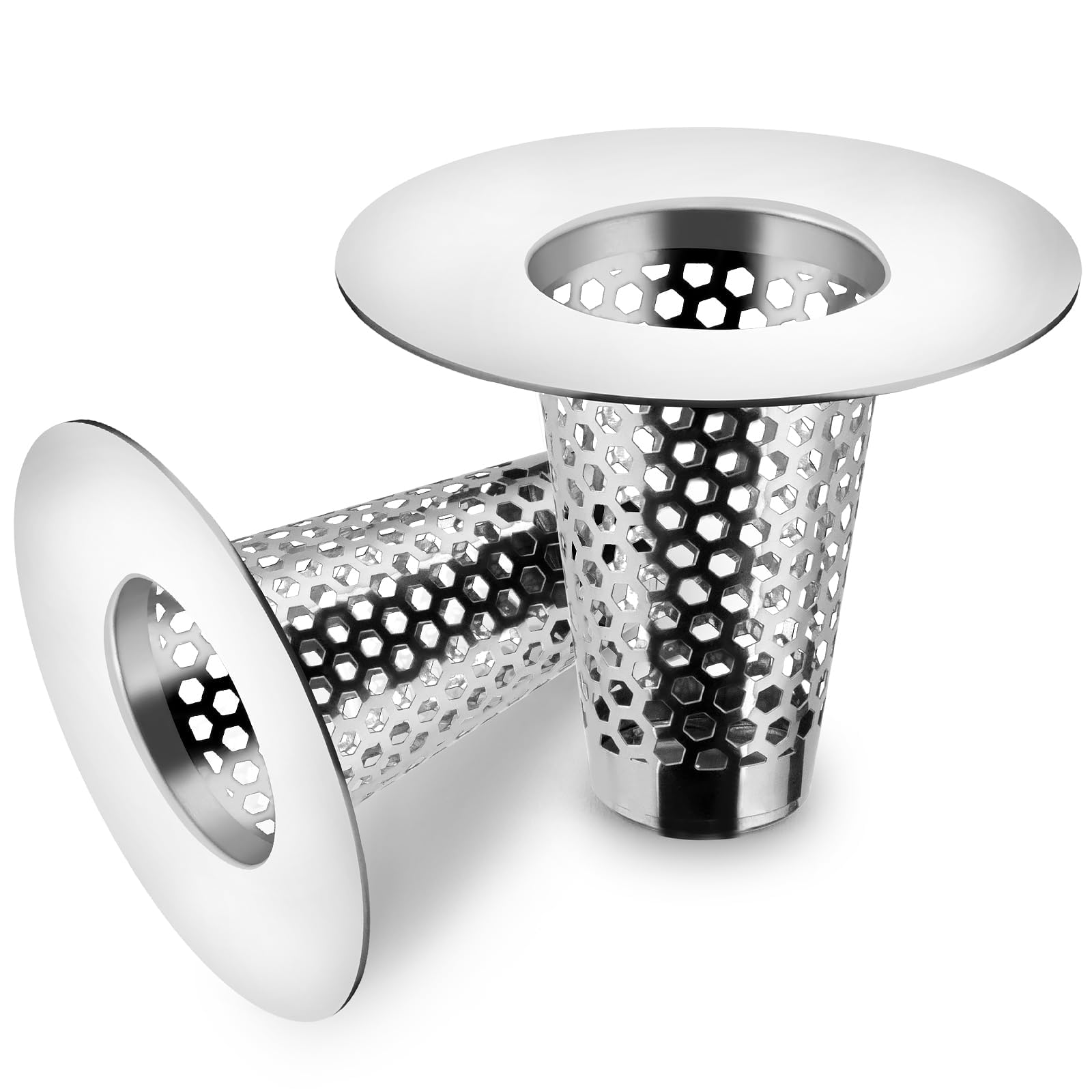 2PCS Bathroom Sink Drain Strainers (2 Count)