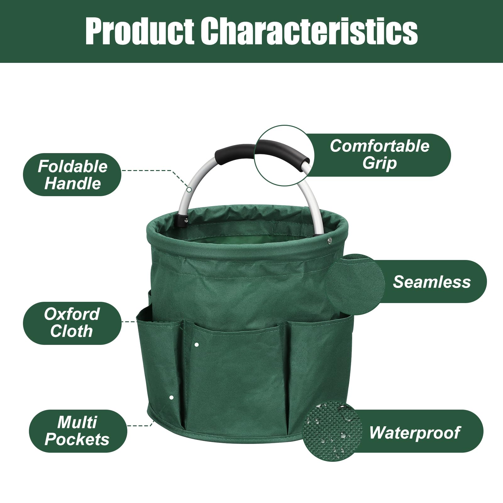 17L Cleaning Caddy with Handle