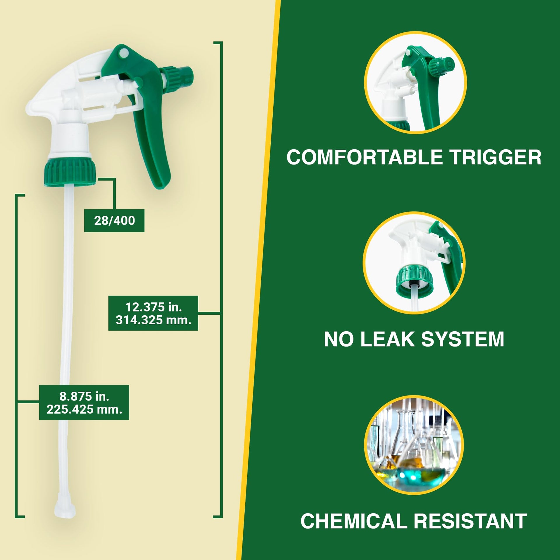 Spray Bottle Nozzle Replacement Tops (24 Count)