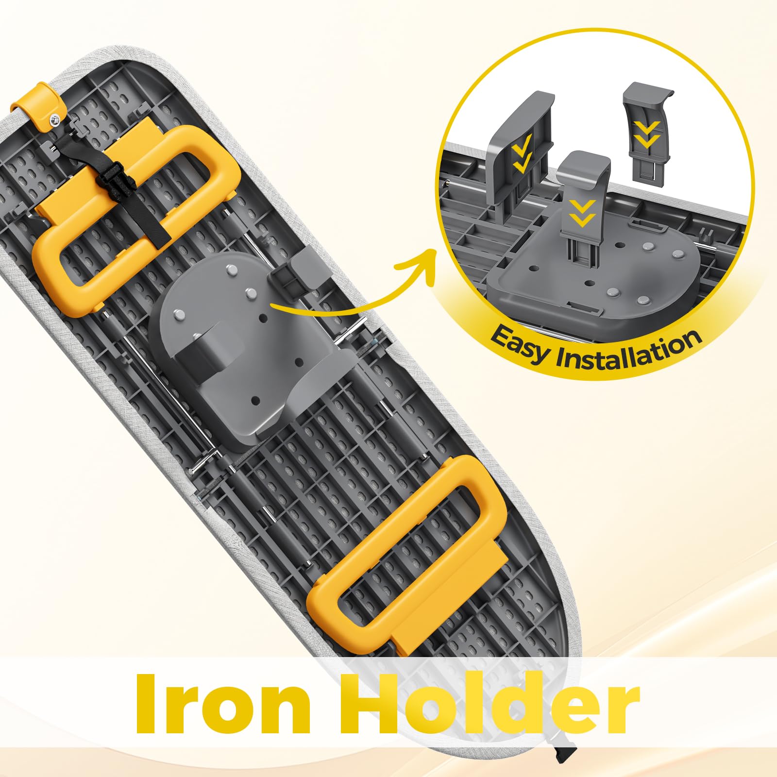 Small Ironing Board with Iron Holder