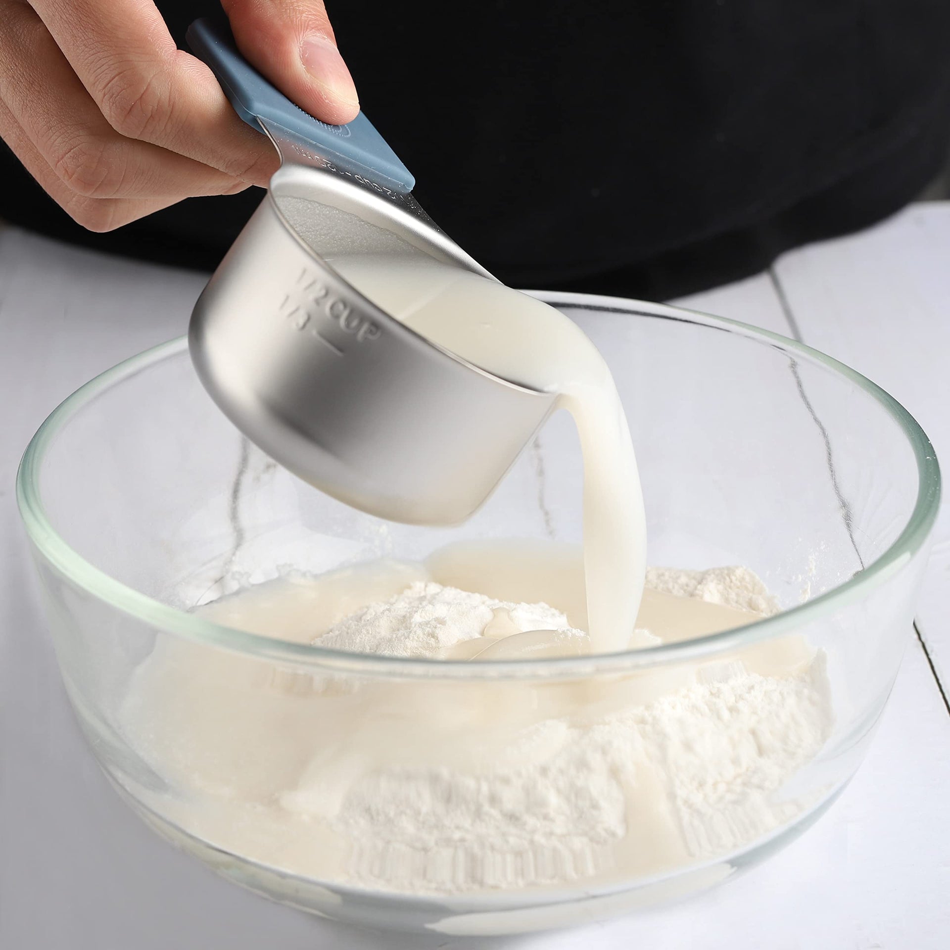 Magnetic Measuring Cups Set of 7 Stainless Steel Magnetic Measuring Cups