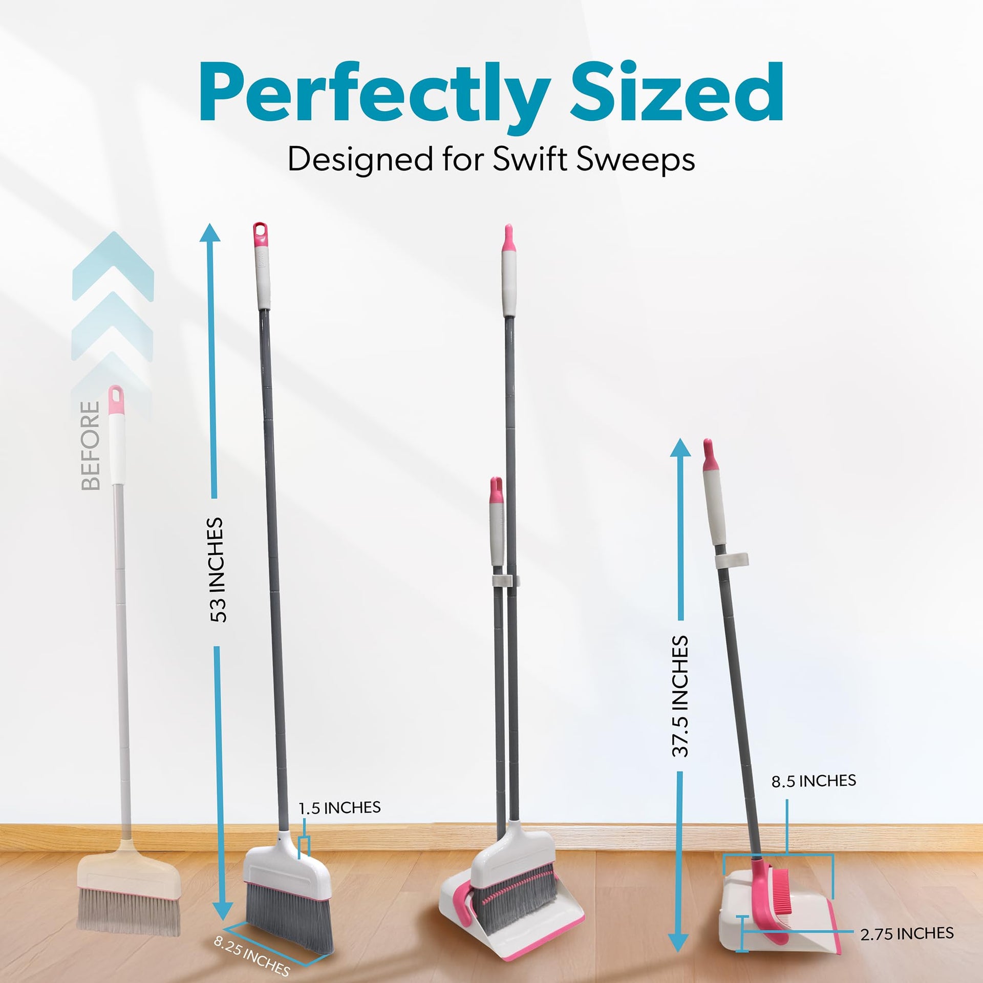 Butler Broom & Dustpan Set