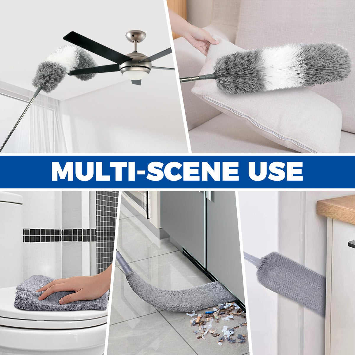 4 Pcs Dusters for Cleaning