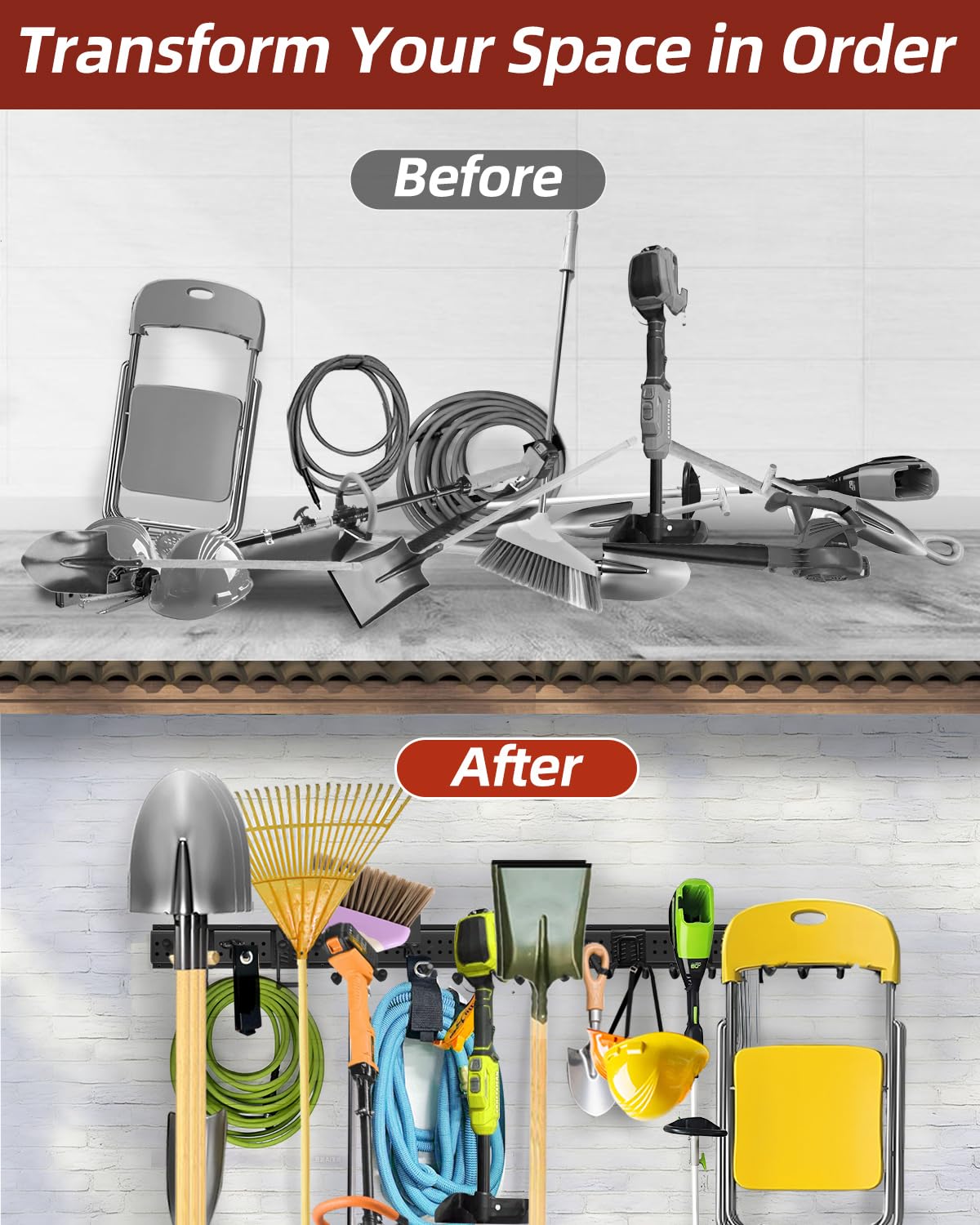Garage Tool Organizer Wall Mount