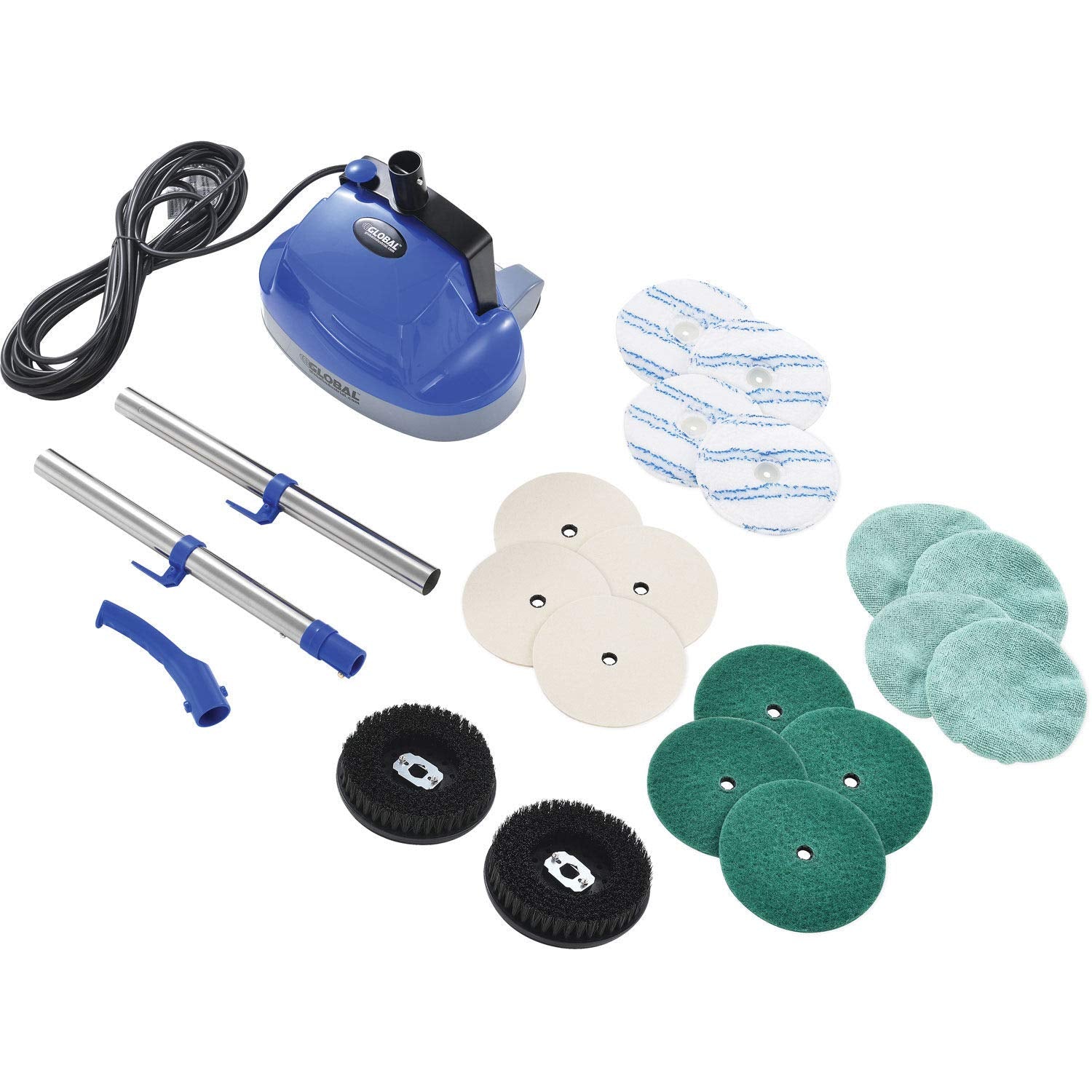 Mini Floor Scrubber With Floor Pads