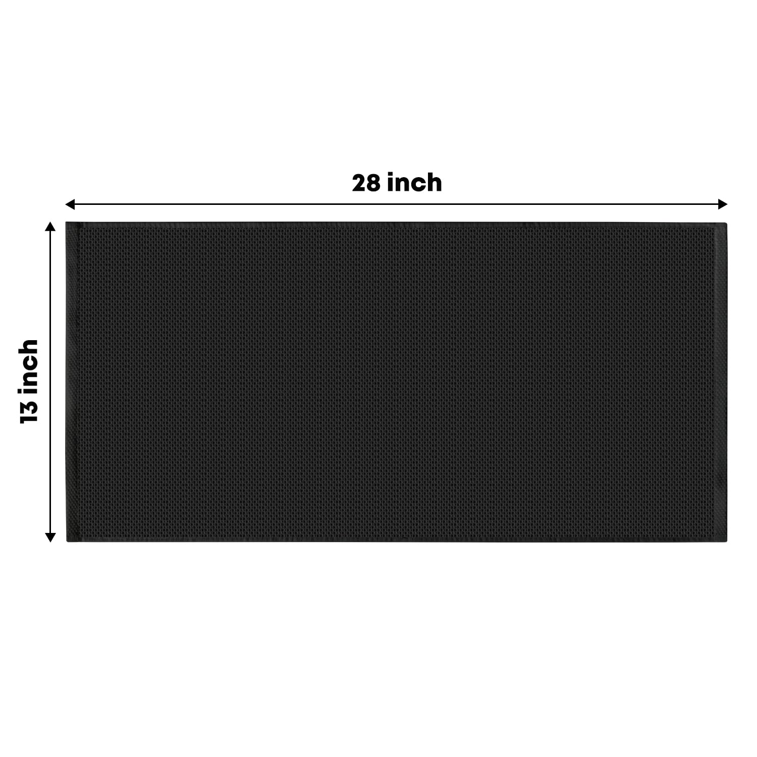 100% Cotton Black Waffle Weave Kitchen Dish Cloths (4 Count)