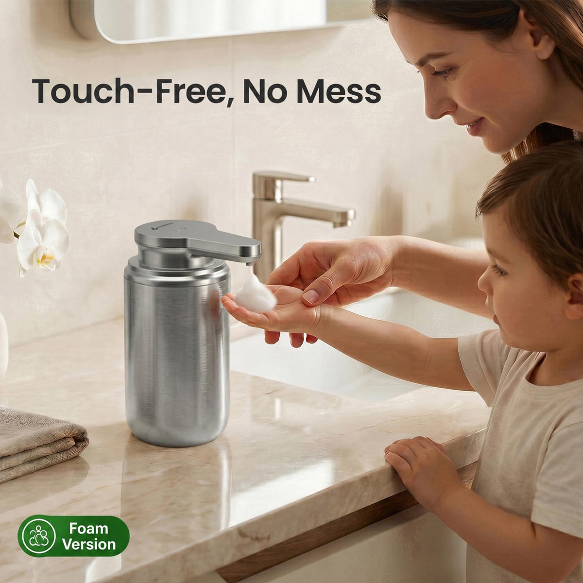 WaveJet Automatic Foaming Soap Dispenser Touchless Sensor