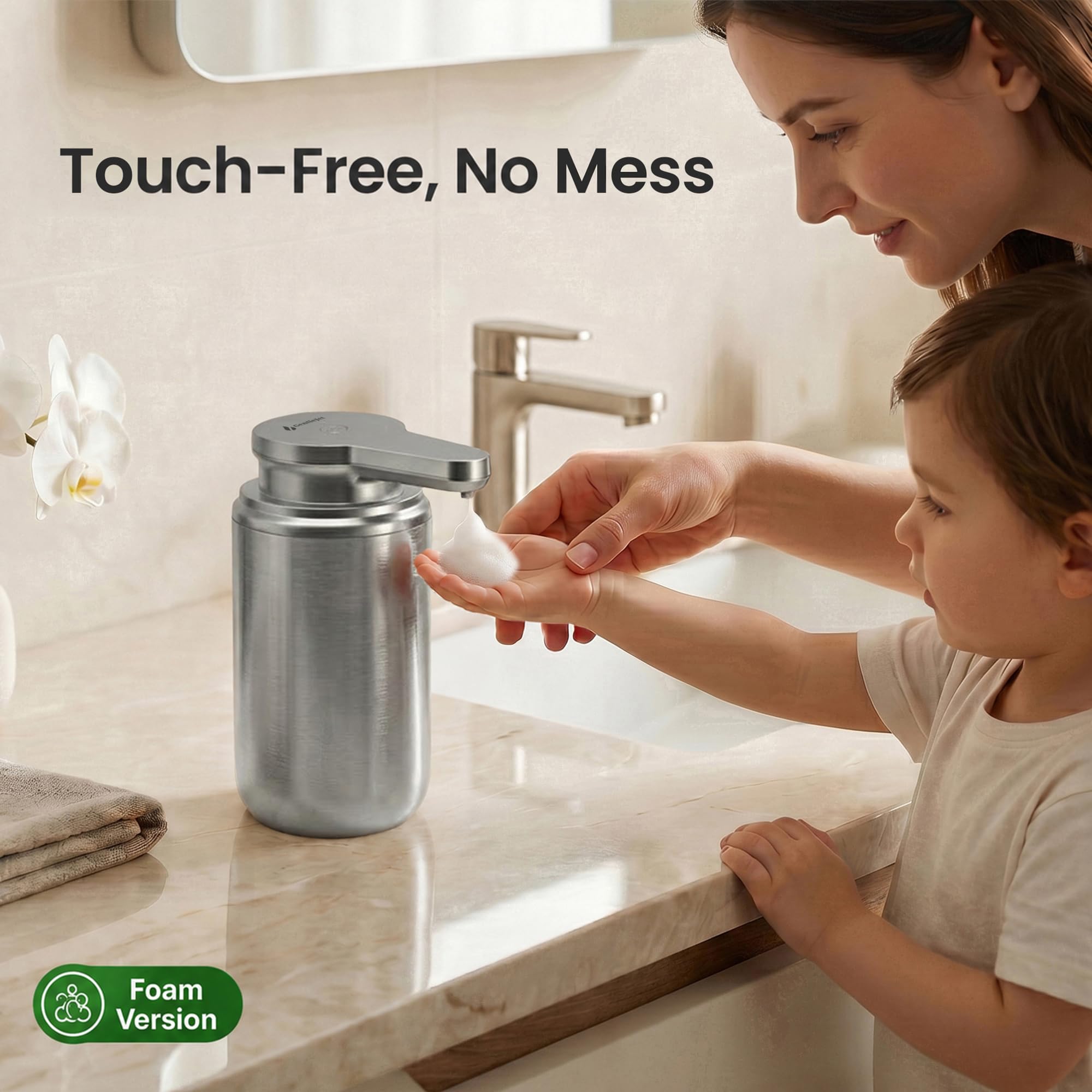WaveJet Automatic Foaming Soap Dispenser Touchless Sensor