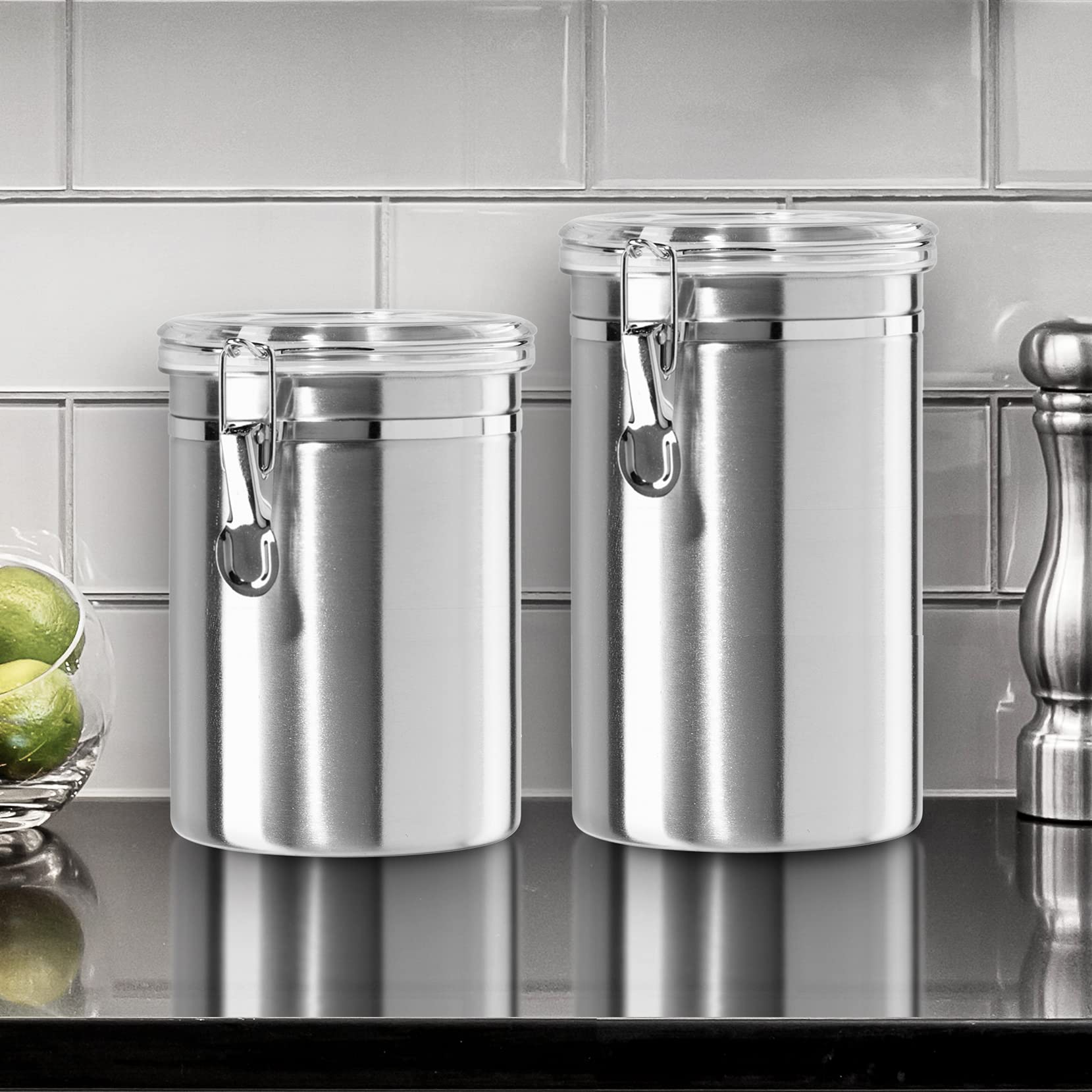 Stainless Steel Kitchen Canister 62 fl oz