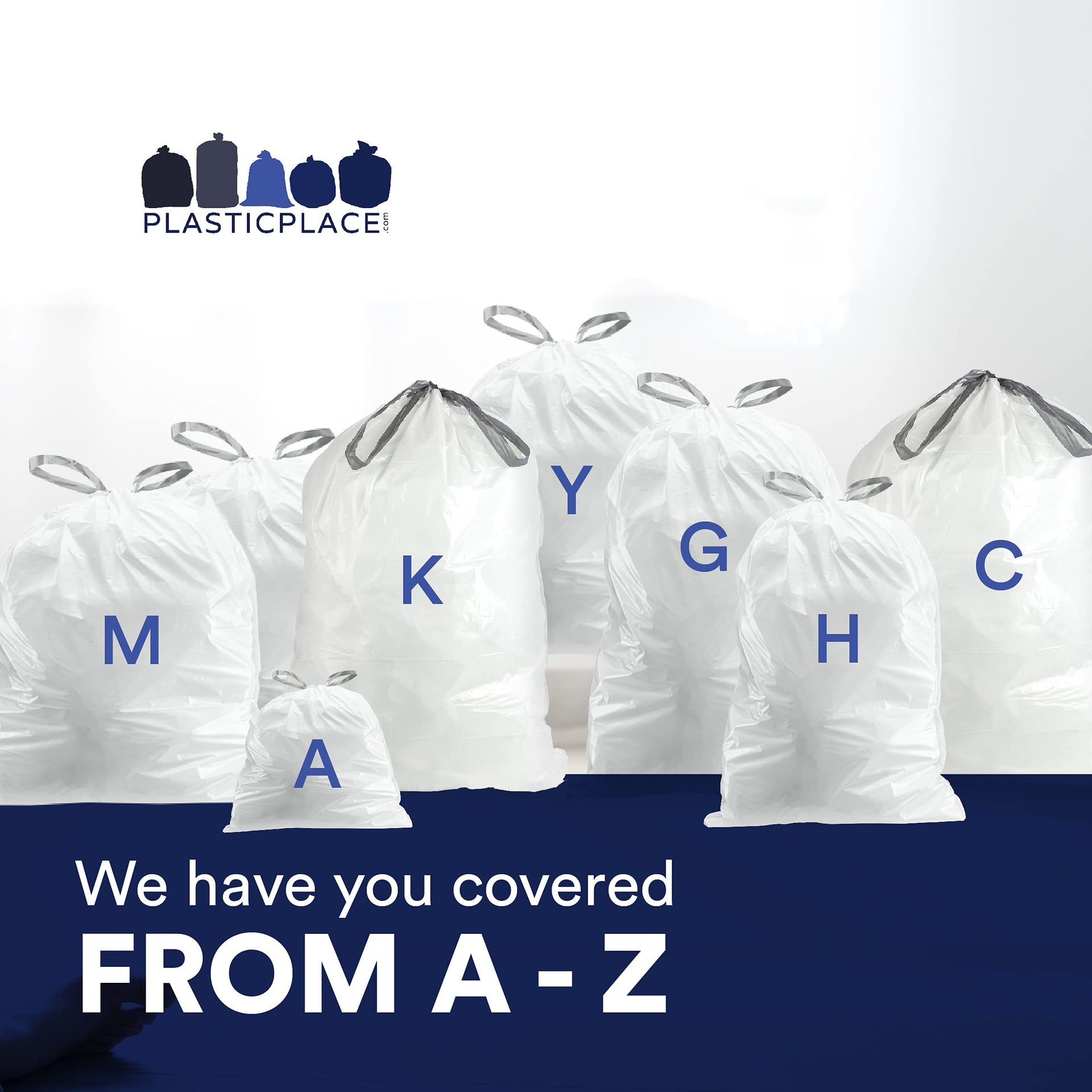 Custom Fit Trash Bags (100 Count)