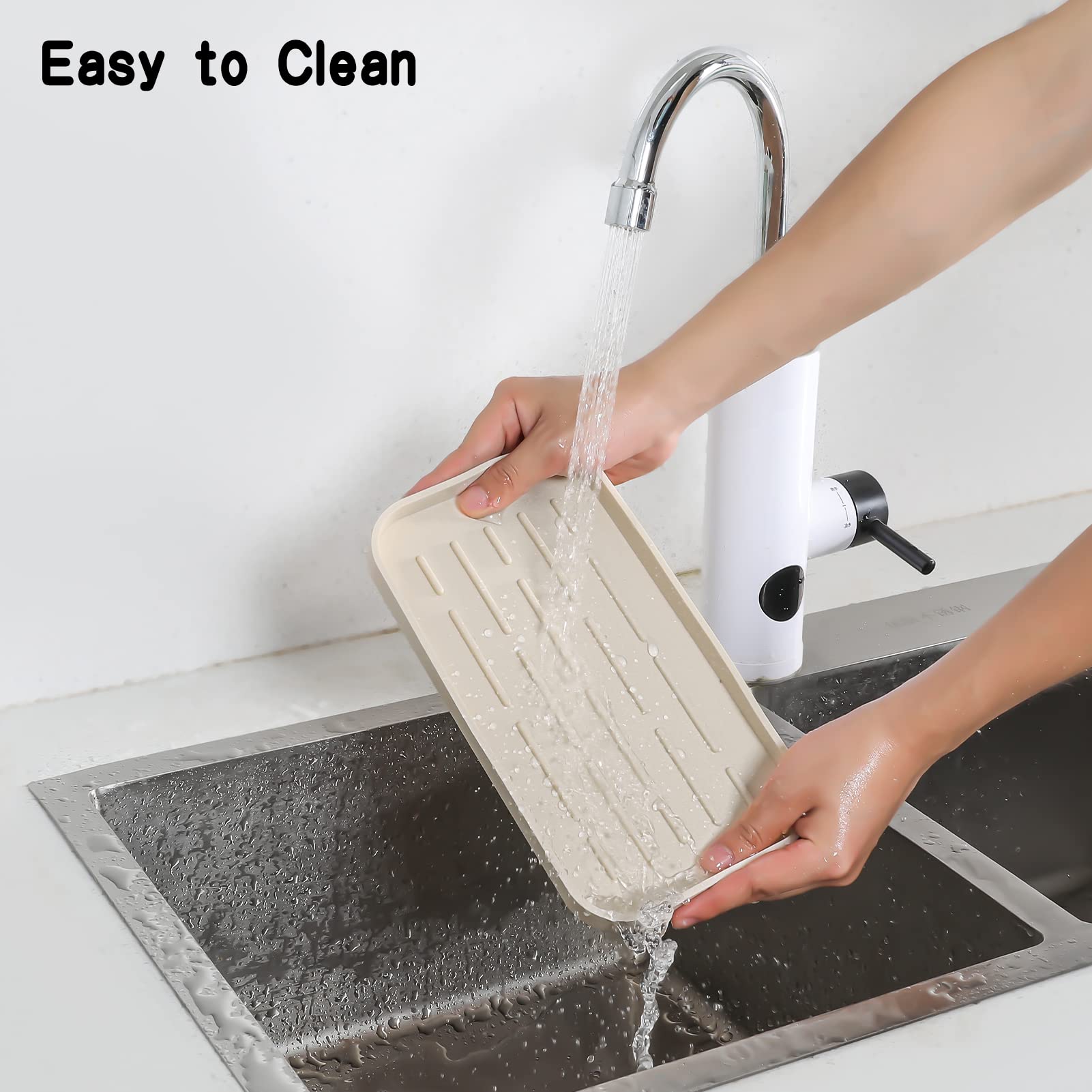 Silicone Kitchen Sink Organizer Tray for Multiple Usage