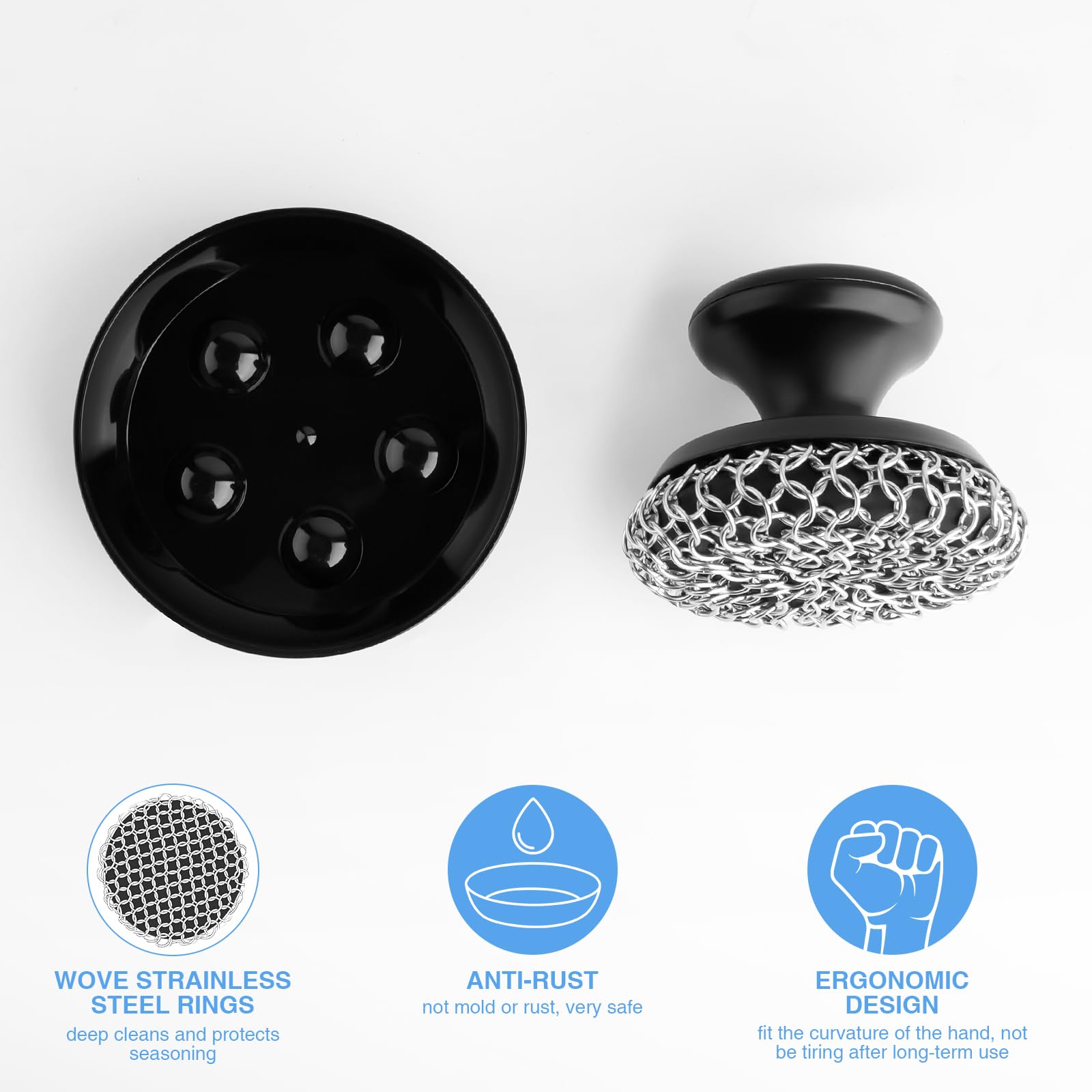 Cast Iron Scrubber Cleaner (3.2 Ounce) - ModHome Supplies