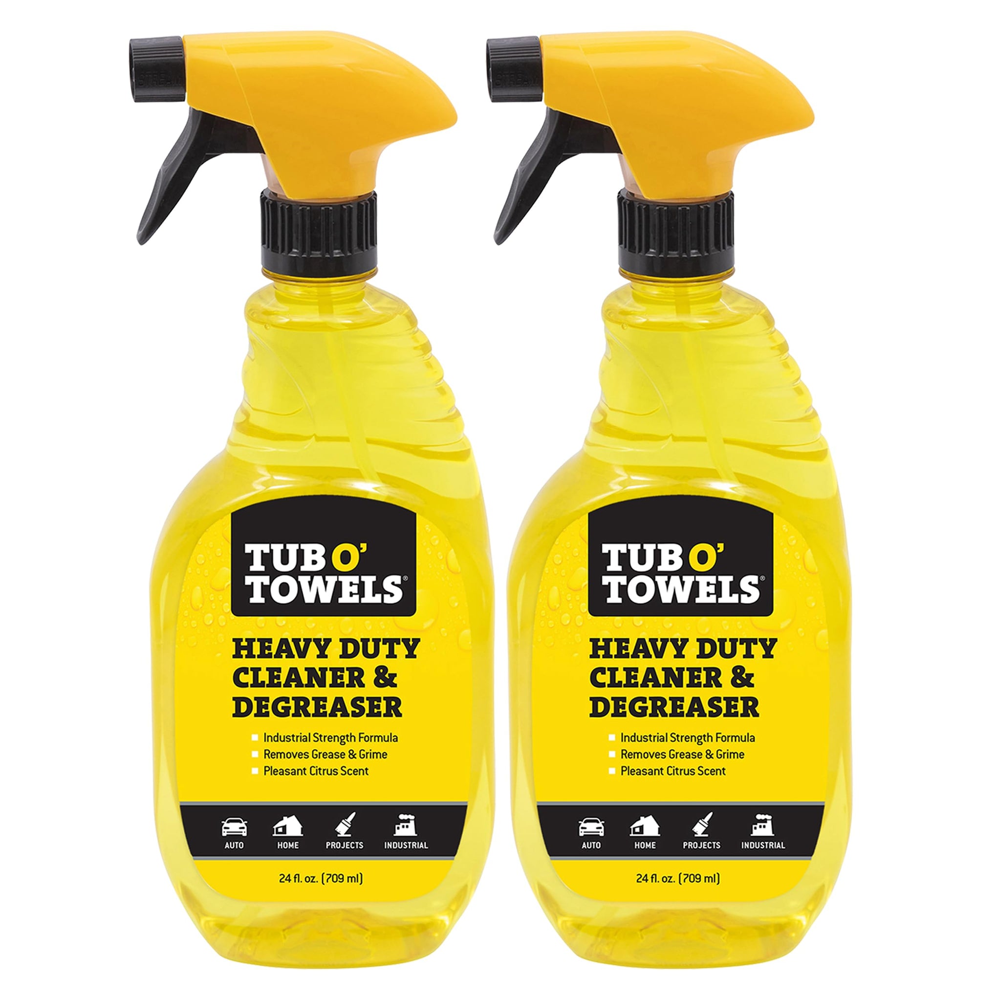 Heavy Duty Cleaner and Degreaser Spray Helps in Removing Oil Tar Paint Dirt Caulk Grease Grime Gunk Epoxies (48 Fl Oz)