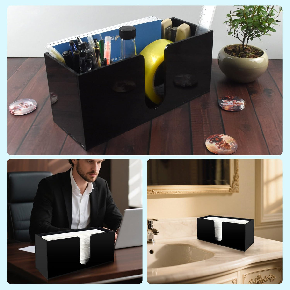 Paper Towel Holder for Countertop (2 Count)