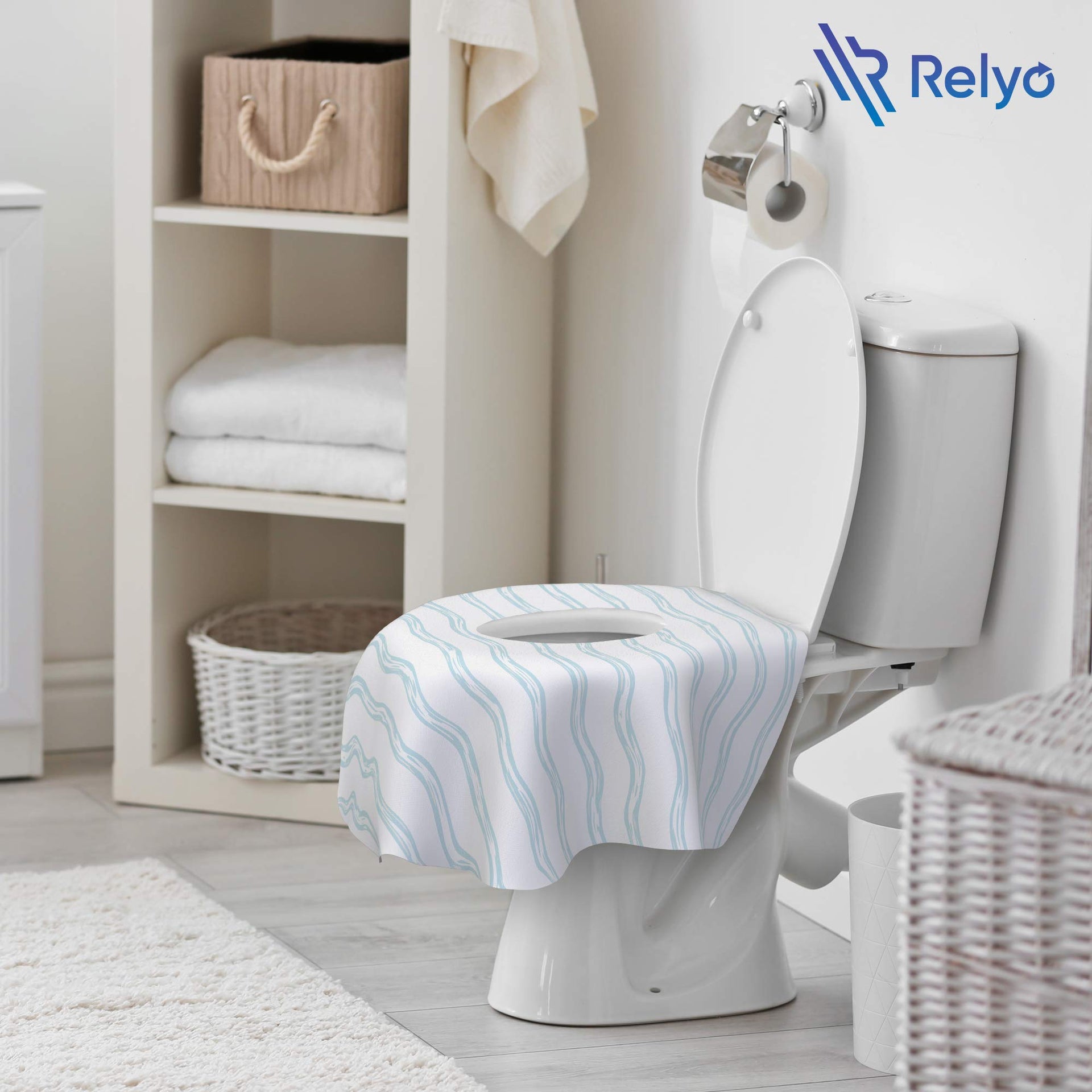 Disposable Toilet Seat Cover for Travel (20 Count)