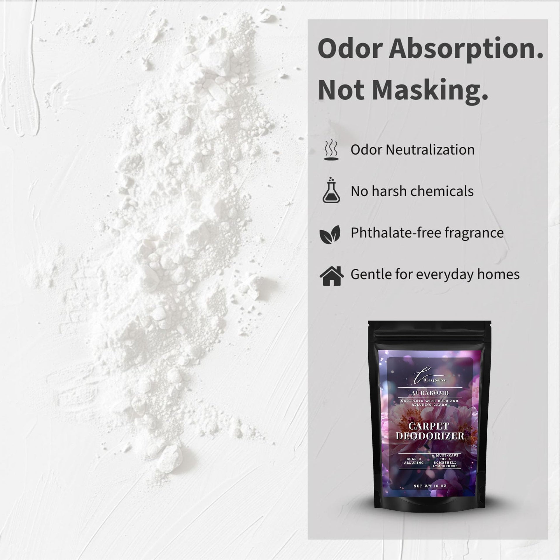 Aurabomb Carpet Deodorizer Powder (16 Ounce)