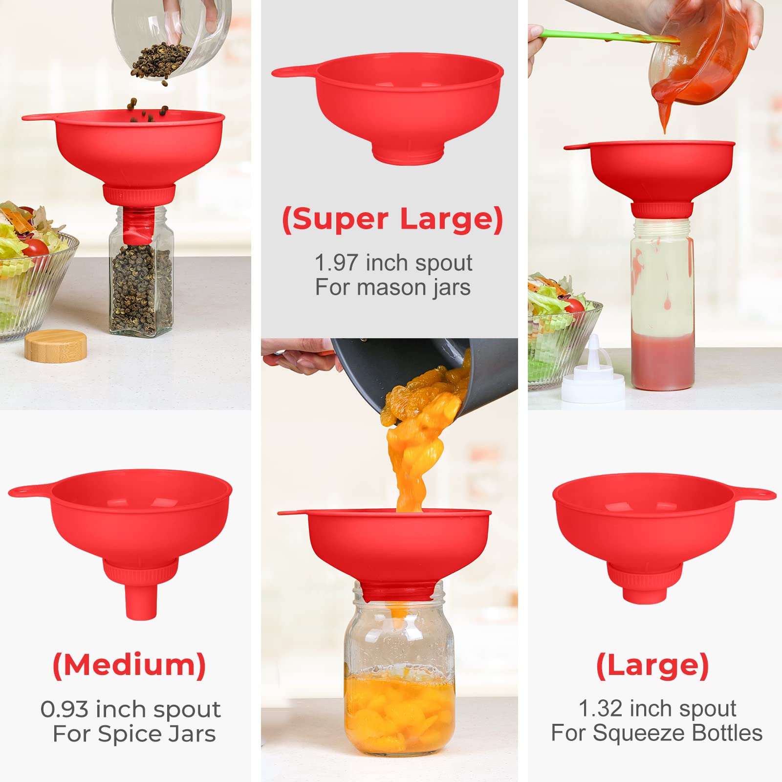 Wide Mouth Kitchen Funnel