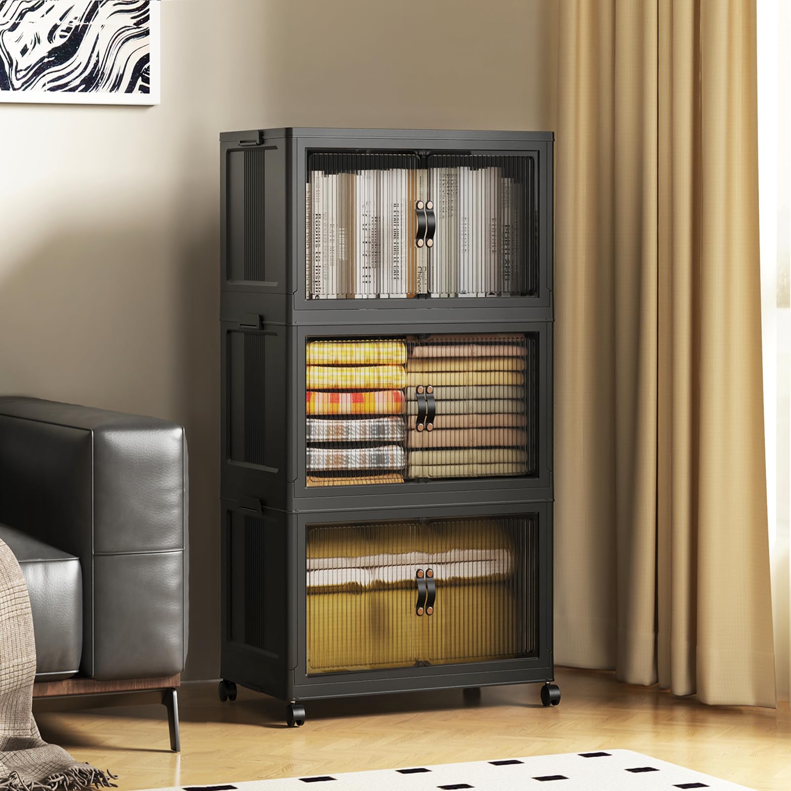 195Qt Stackable Storage Bins