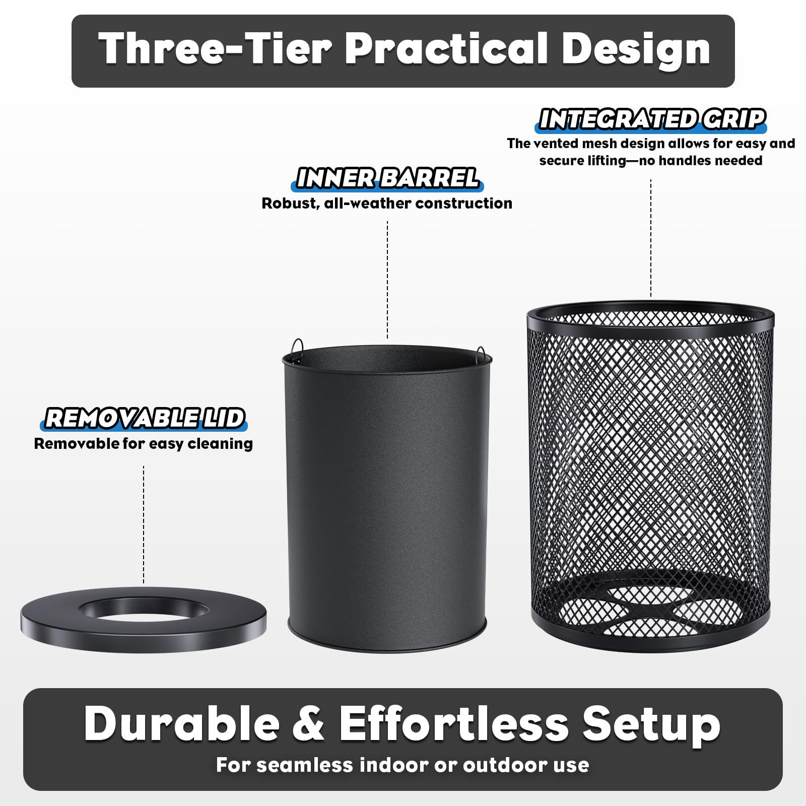Outdoor Trash Can Commercial