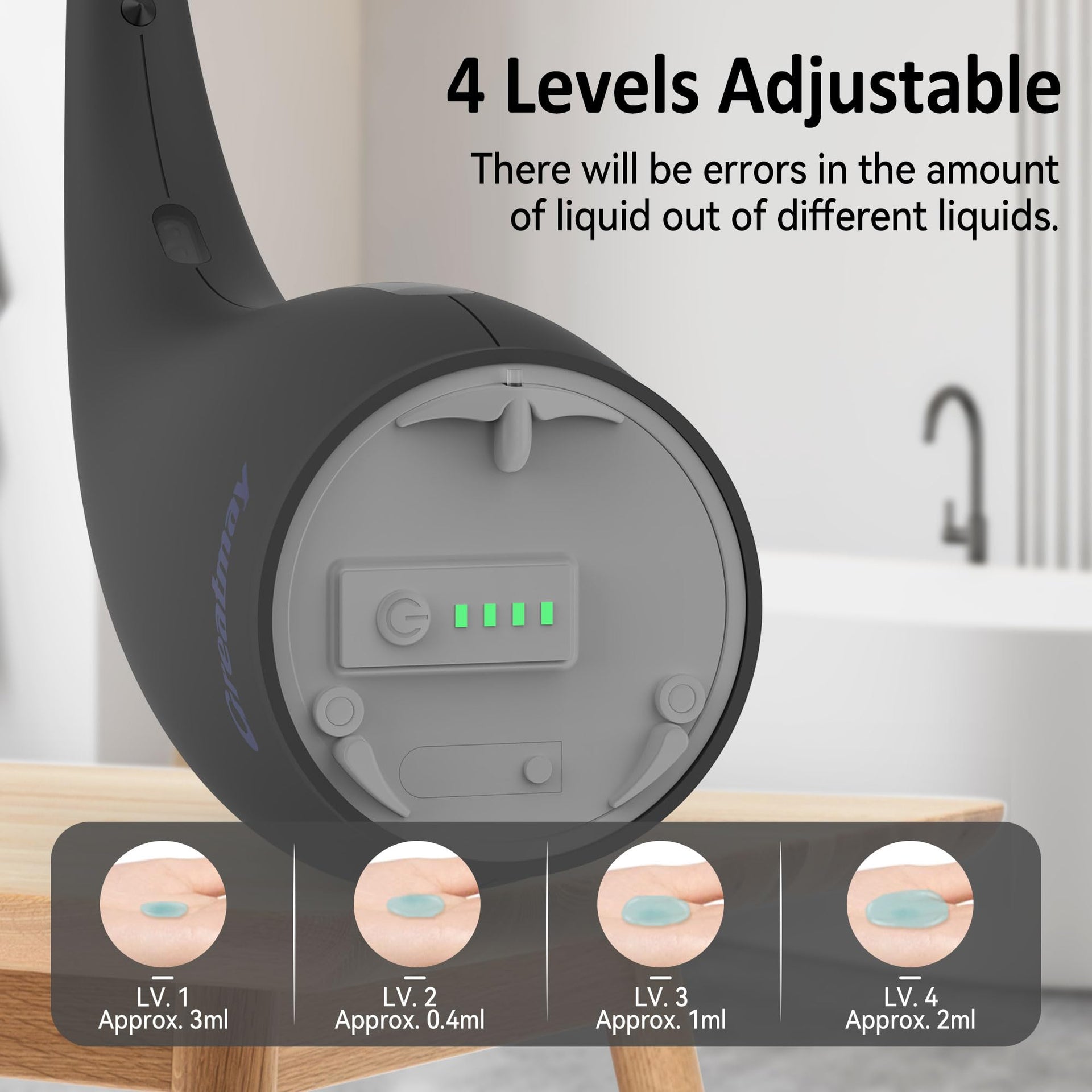 Automatic Soap Dispenser Touchless Rechargeable 10 oz