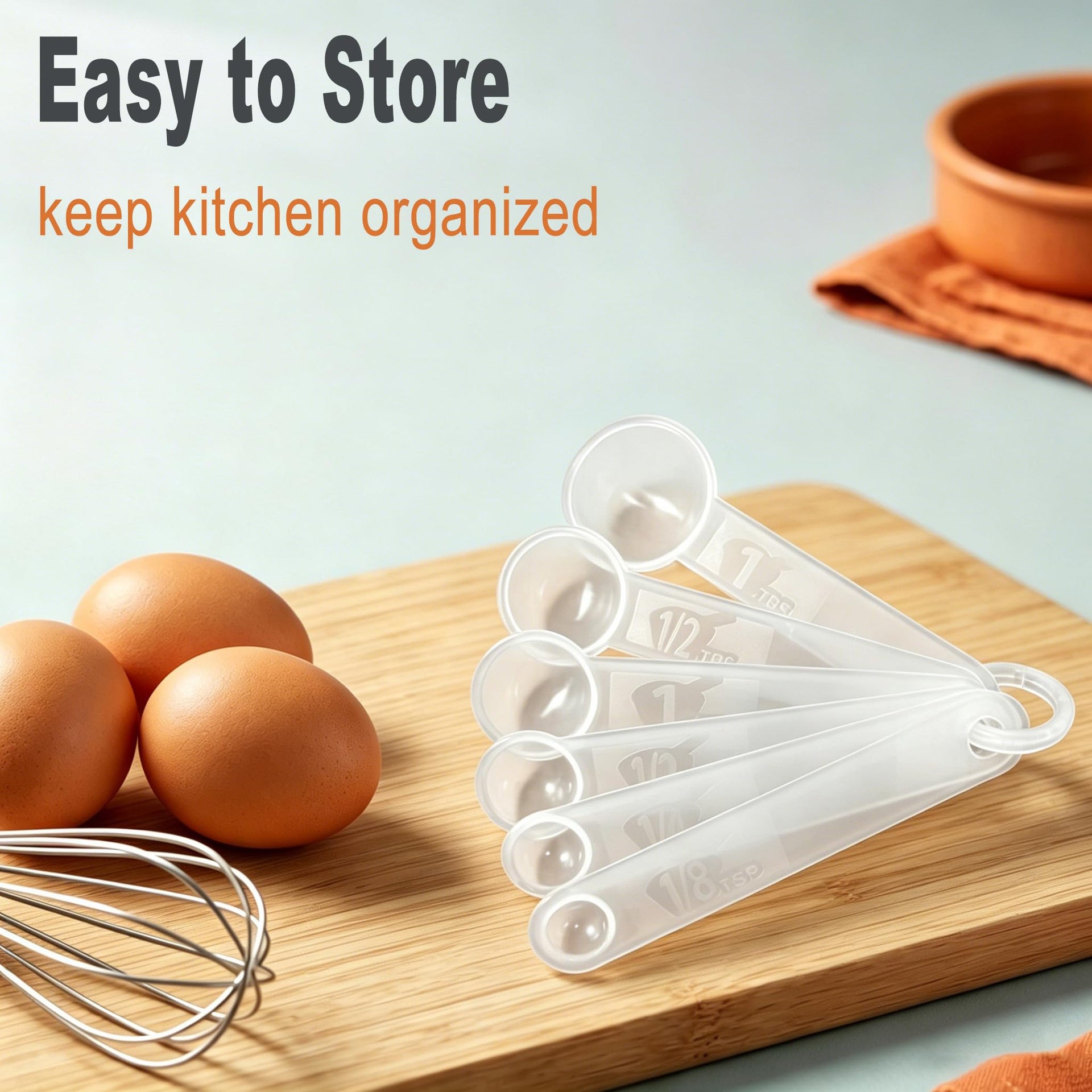 6 PCS Measuring Spoons Set (6 Count)