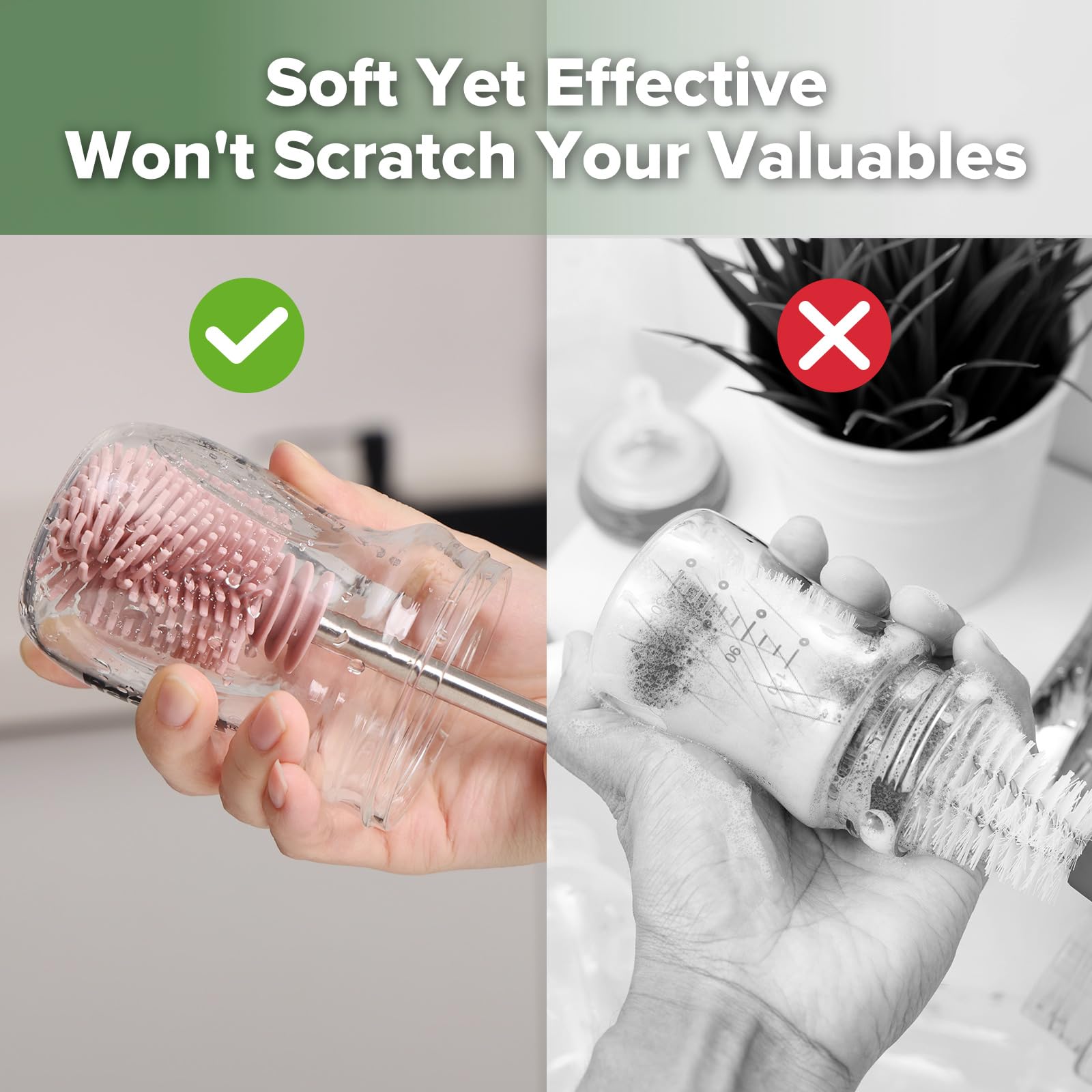 Silicone Cleaning Brush Kit