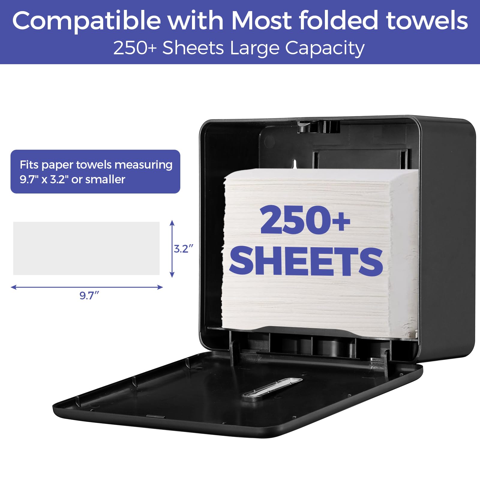 Multifold Paper Towel Dispenser Wall Mount