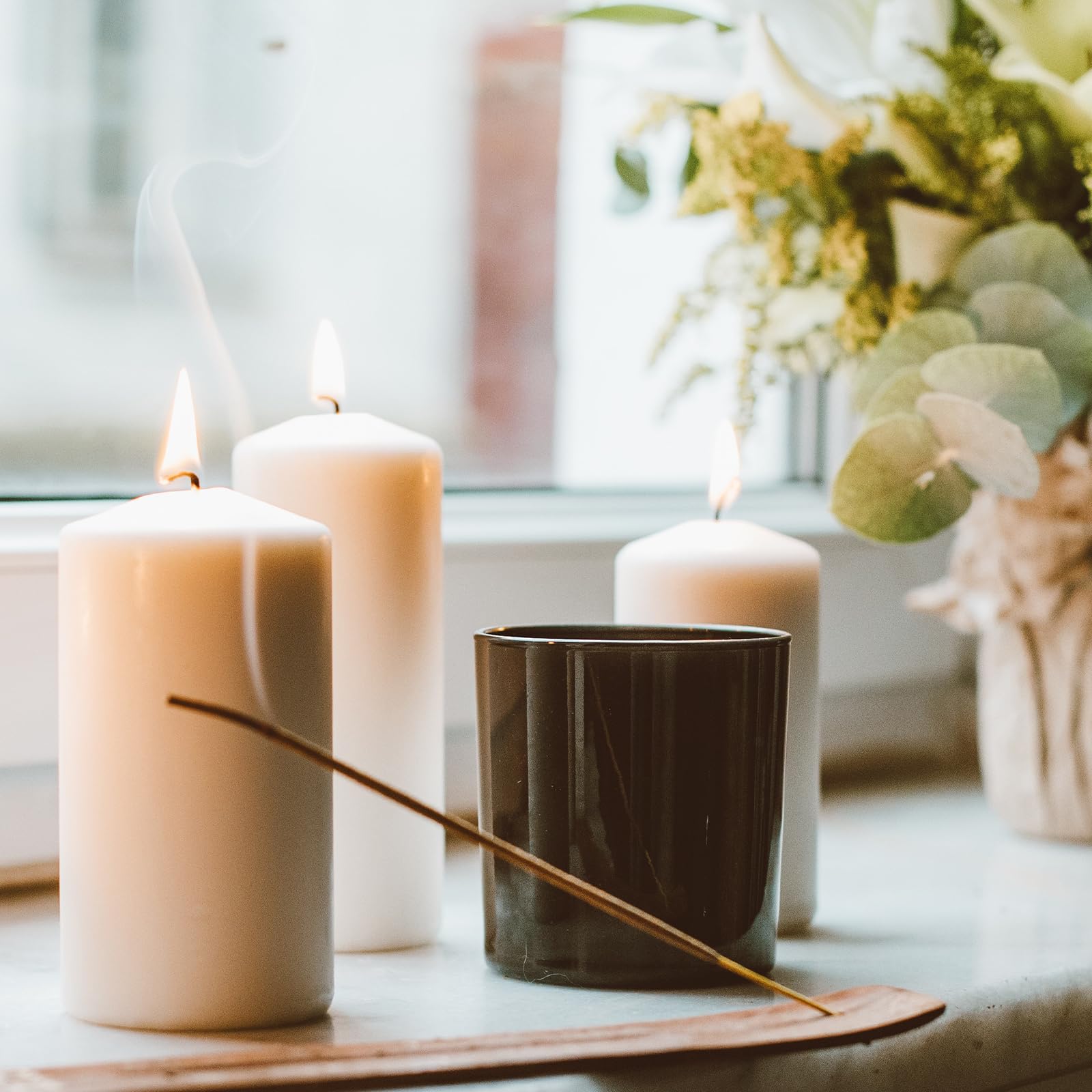 Thick Candle Jars for Making Candles 12 Pcs (12 Count)