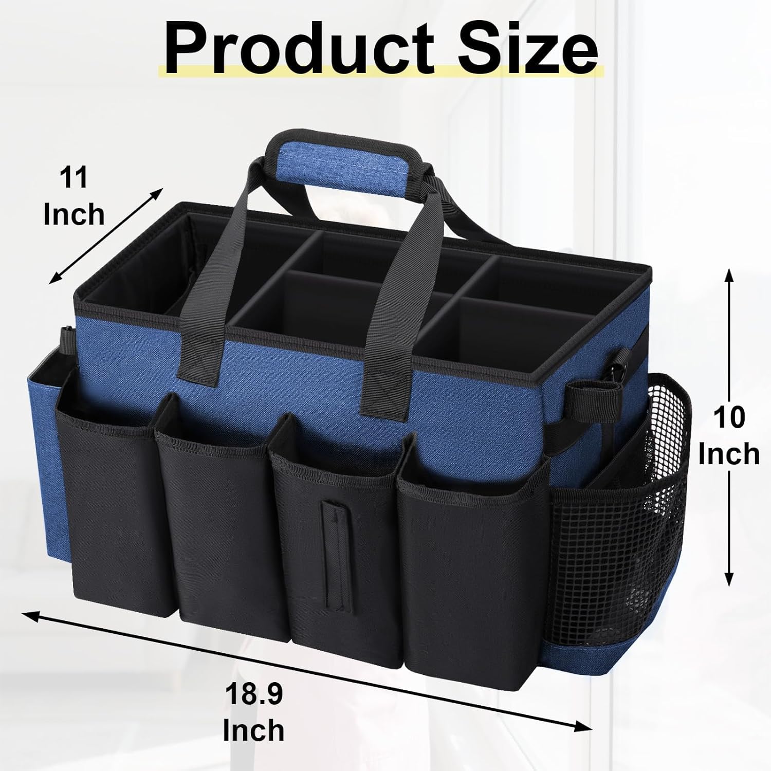 Wearable Large Cleaning Caddy Bag for Housekeepers