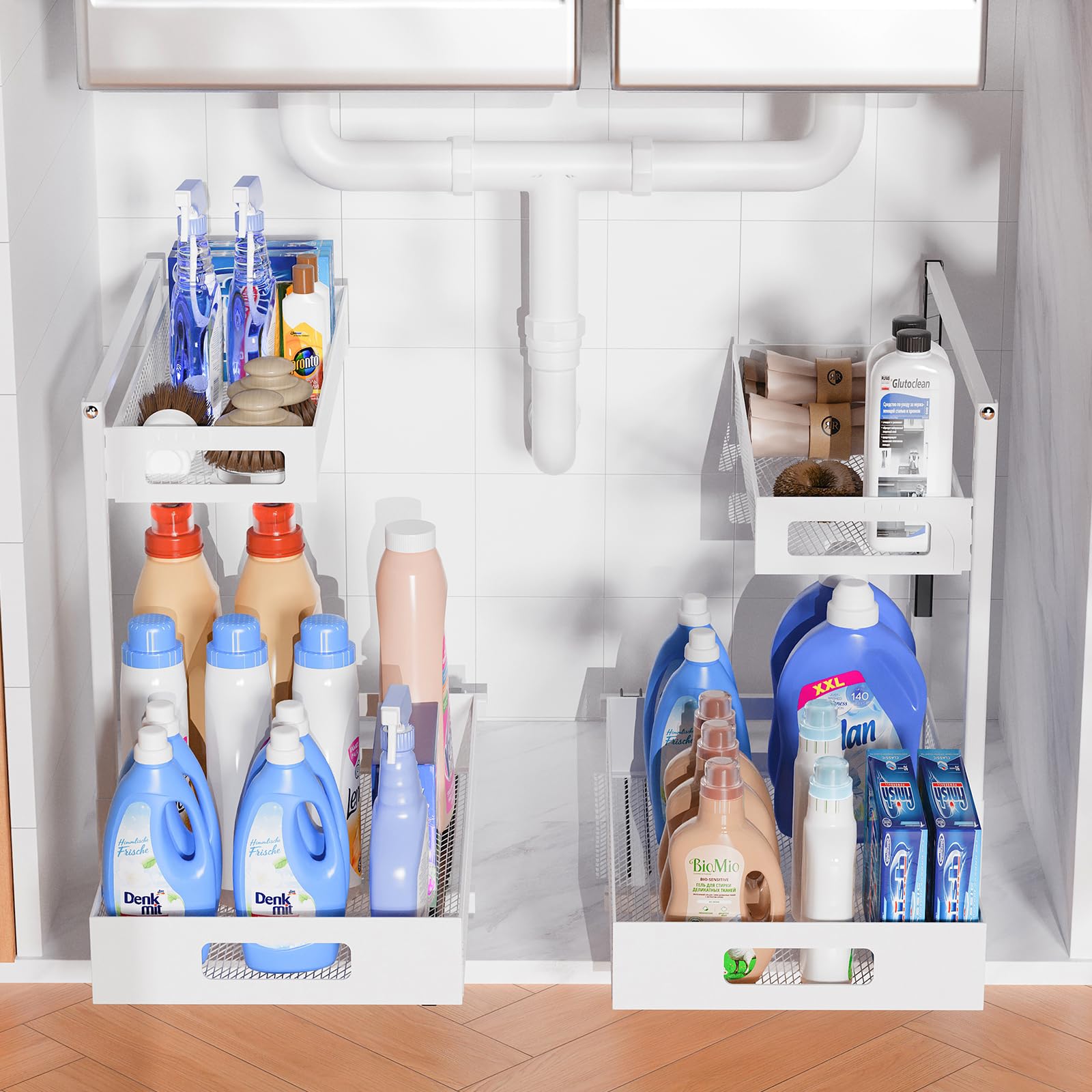 Full Metal Under Sink Organizer (2 Count)
