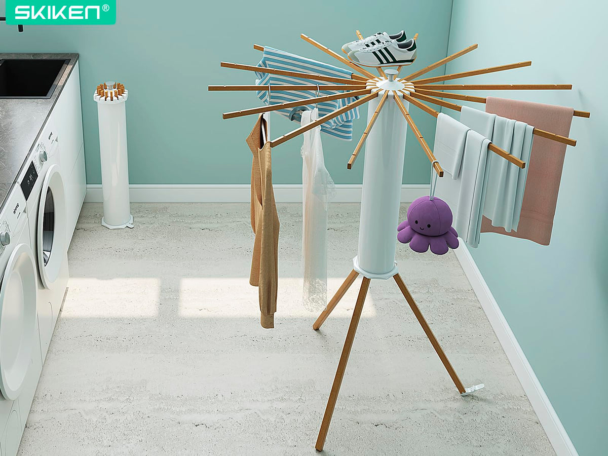 Cylinder Tripod Clothes Drying Rack