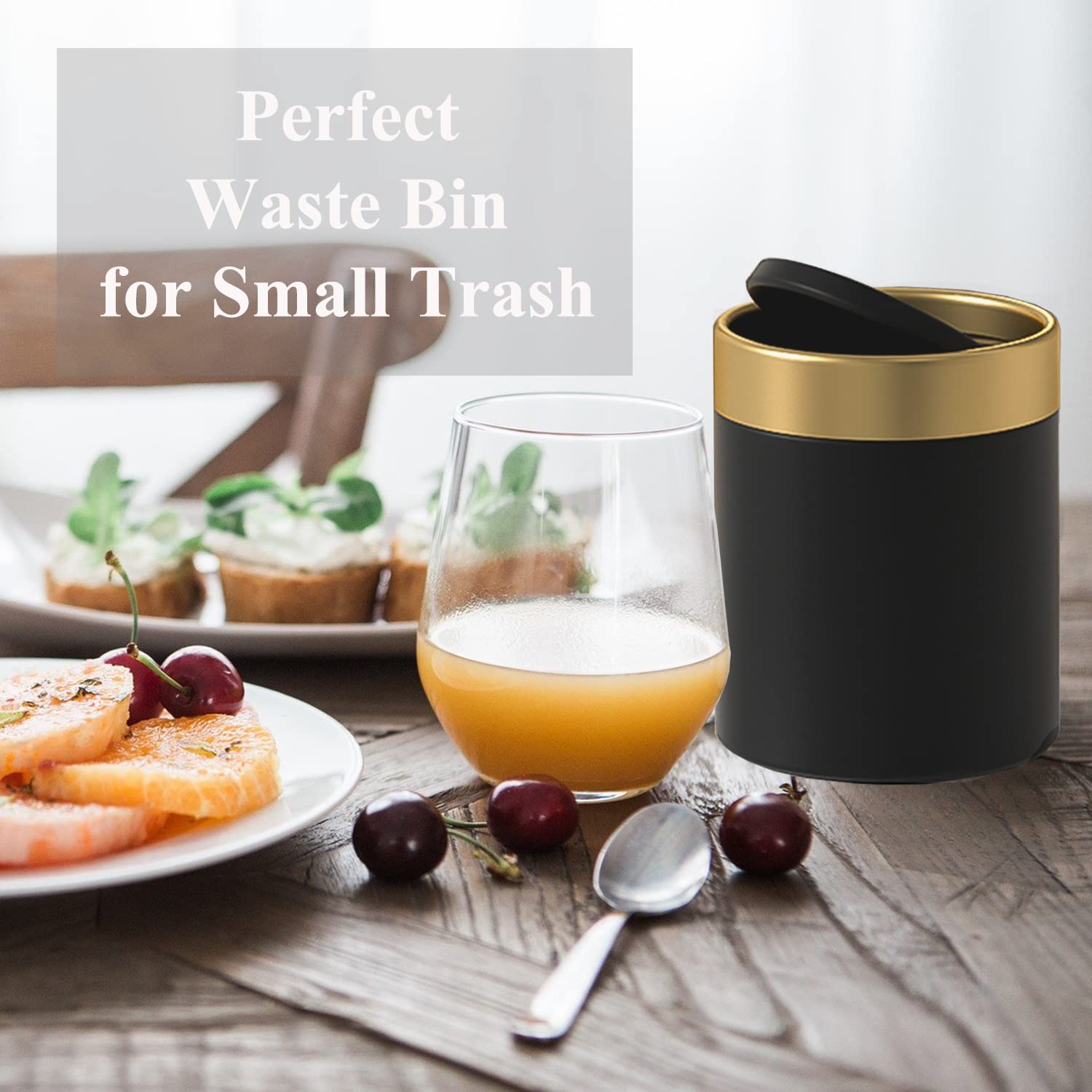Mini Trash Can with Lid