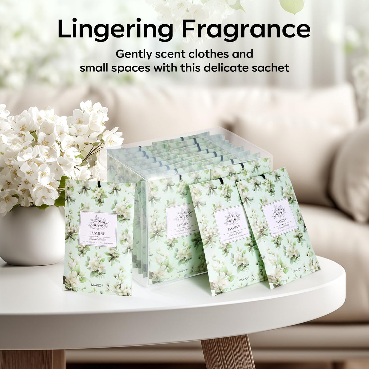 20Pcs Jasmine Scented Sachets (20 Count)