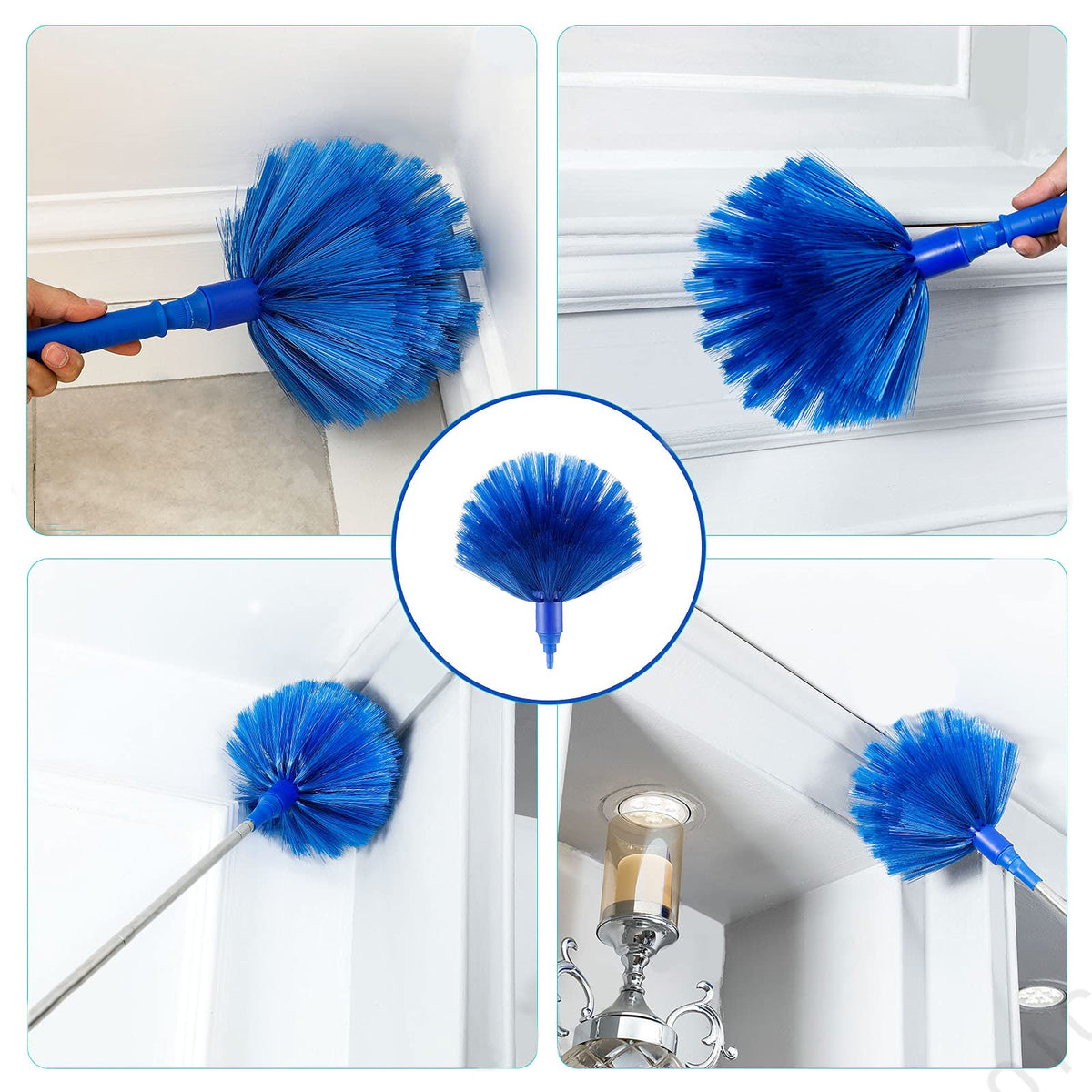 Duster Microfiber Dusters with 2 Handle Sets