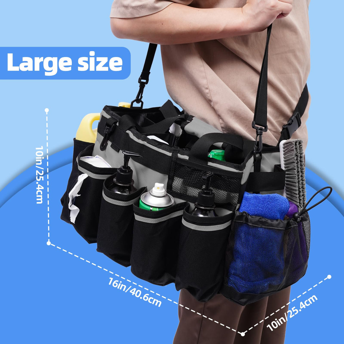 Large Cleaning Supplies Bags for Housekeepers