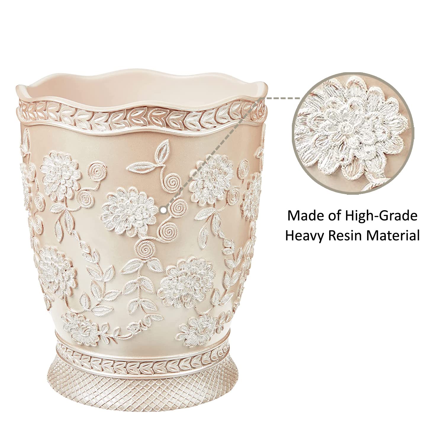 Decorative Trash Can for Bathroom