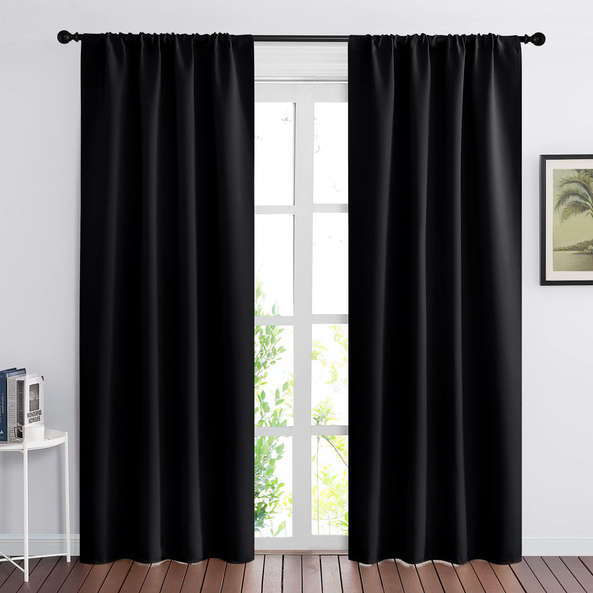 2 Panels Blackout Doorway Curtains (2 Count)