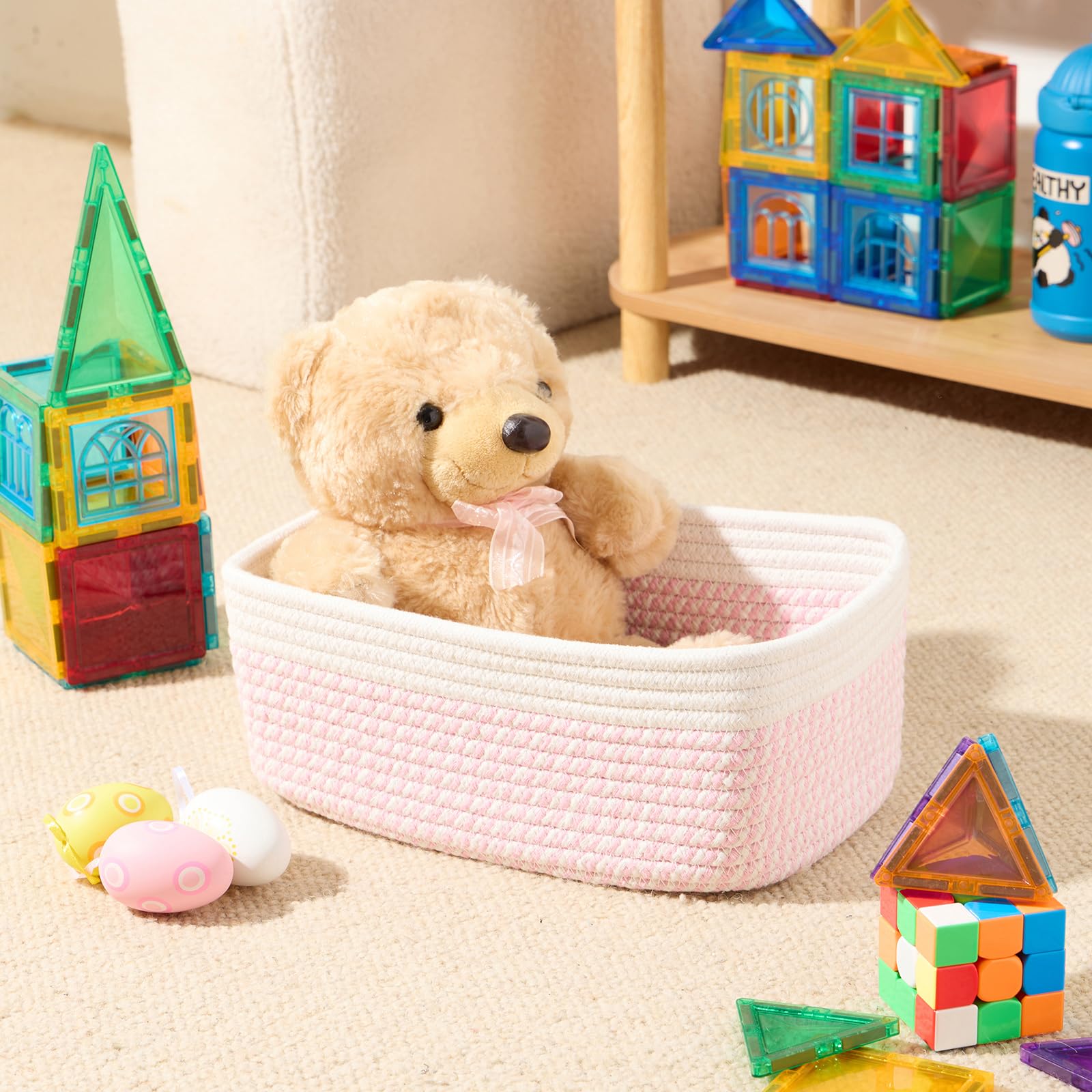 Small Storage Baskets for Organizing (4 Count)