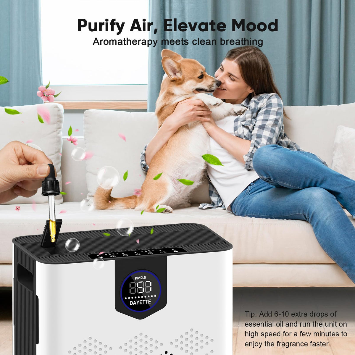 Air Purifiers for Home Large Room Up to 3000 Ft² with HEPA 14 Filter