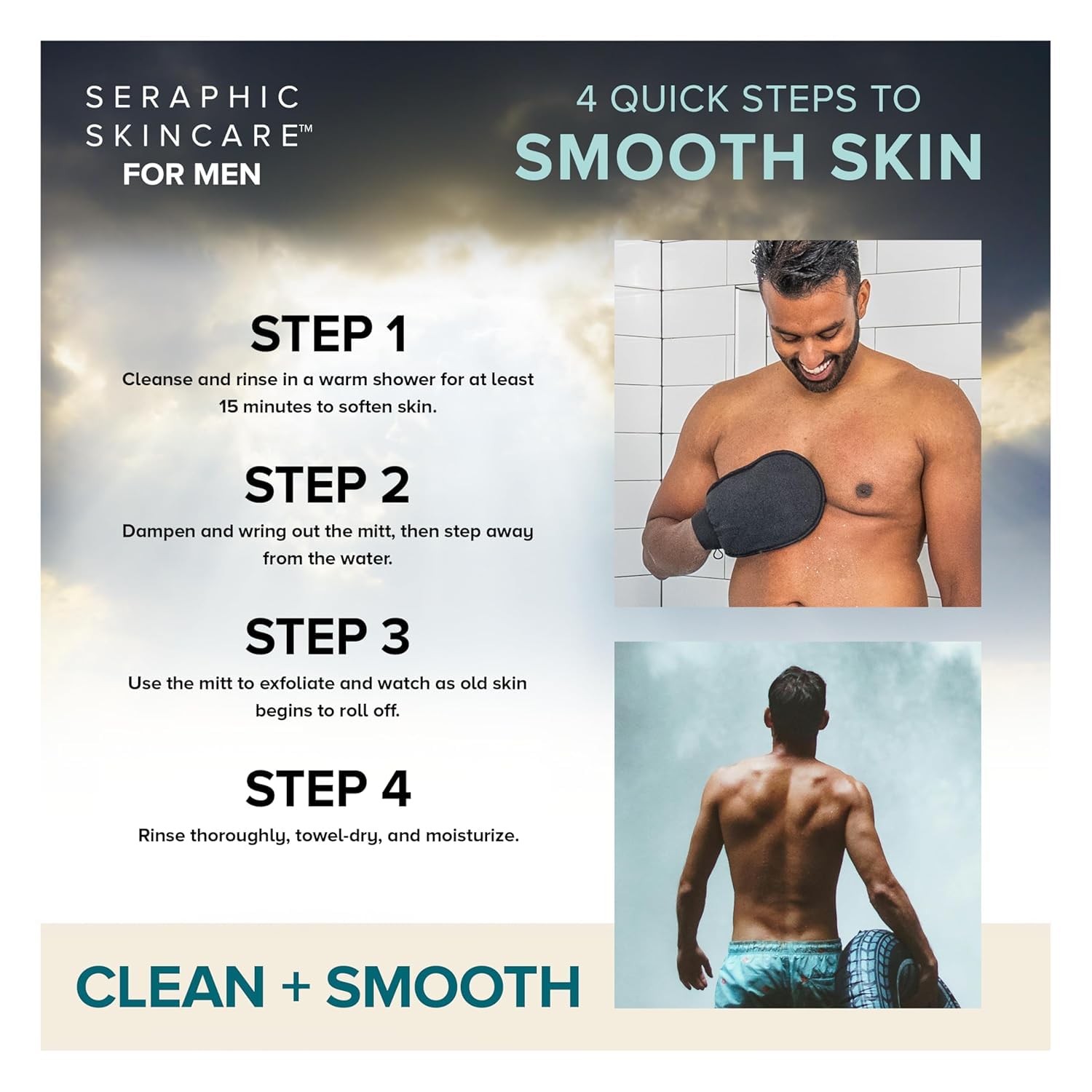 Ultimate Exfoliating Mitt for Body Exfoliating Glove