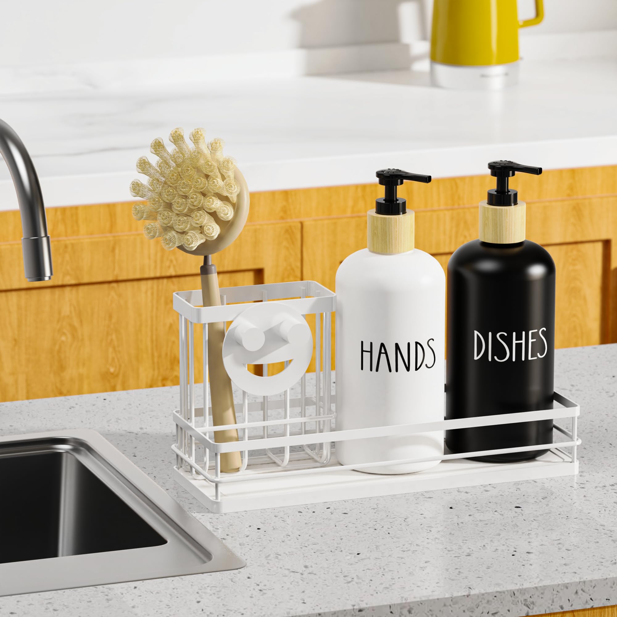 Kitchen Dish Soap Dispenser Set