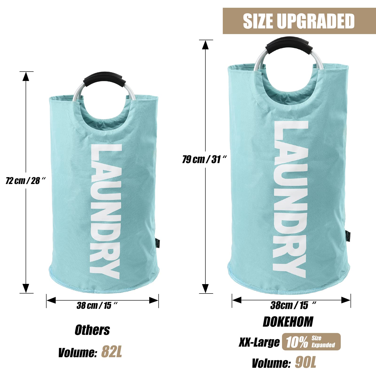 90L Large Laundry Basket Bag - ModHome Supplies