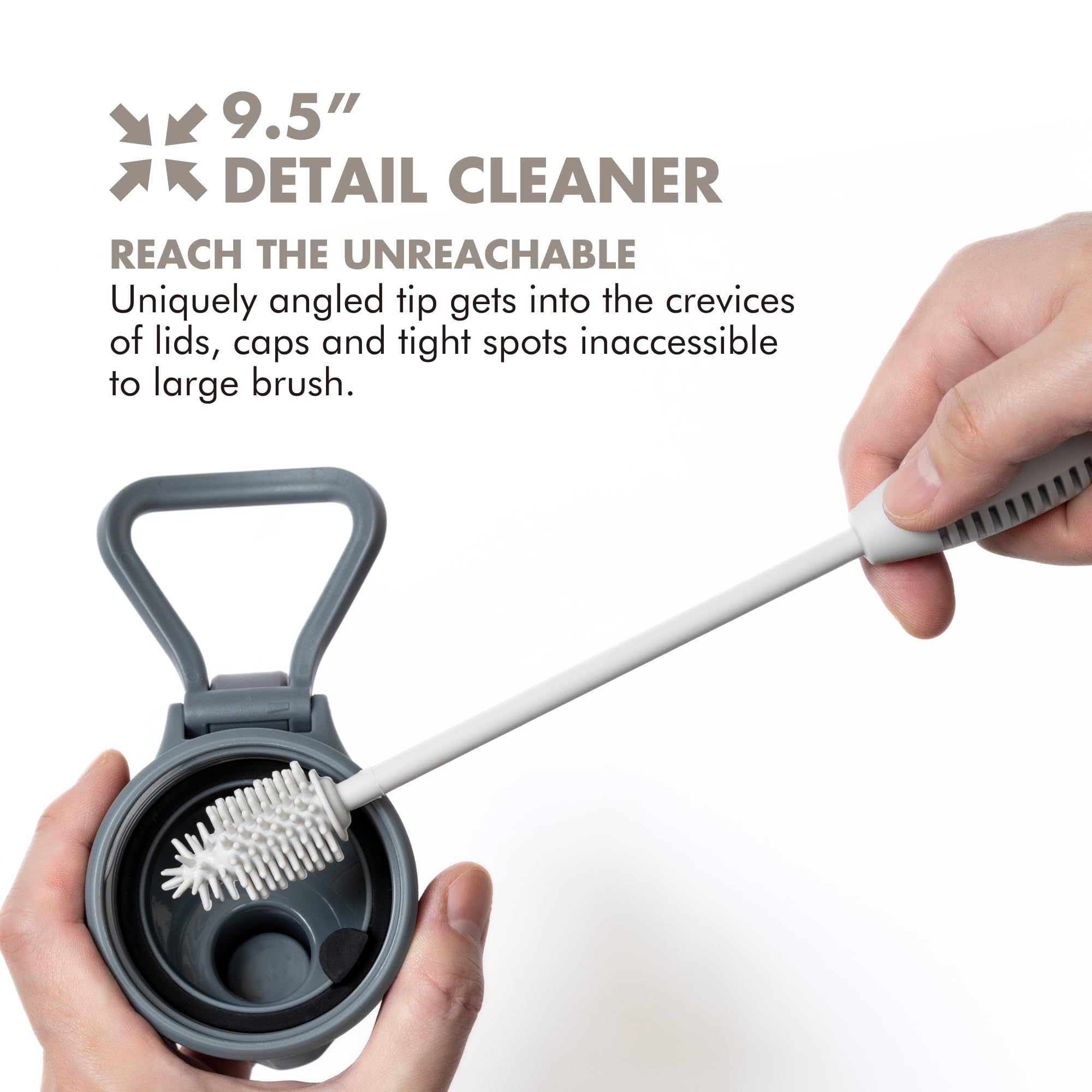 Silicone Bottle Cleaning Brush Set (2 Count)