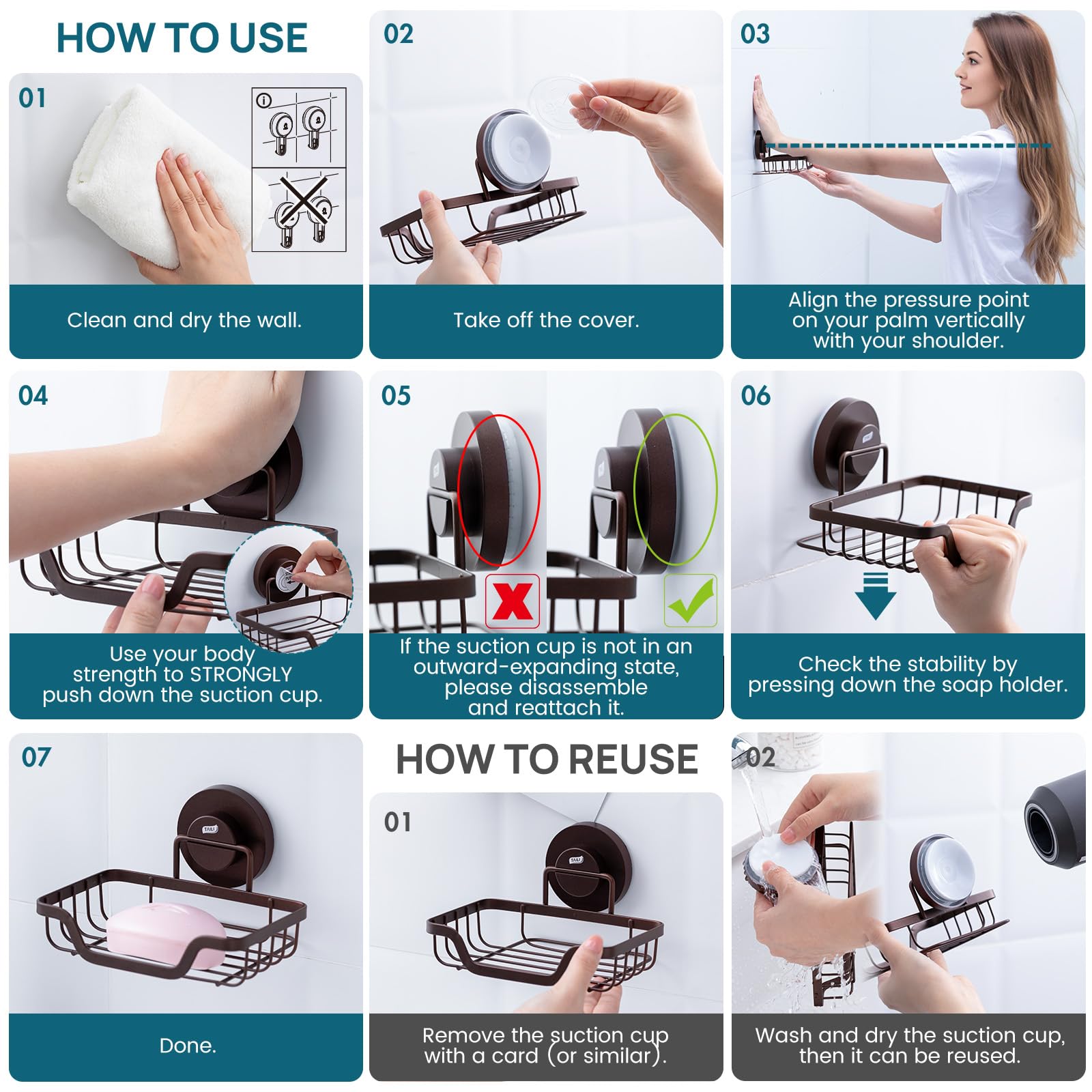 Soap Dish Bar Soap Holder Suction Cup