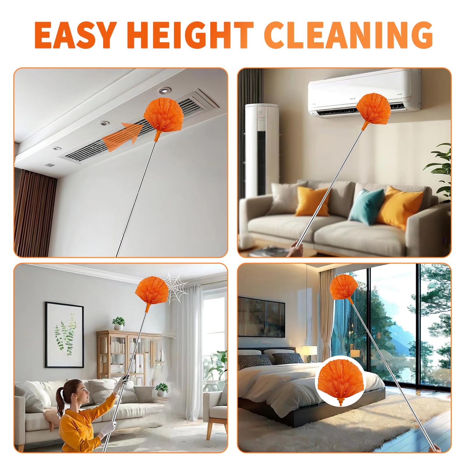 Cobweb Duster with Extension Pole