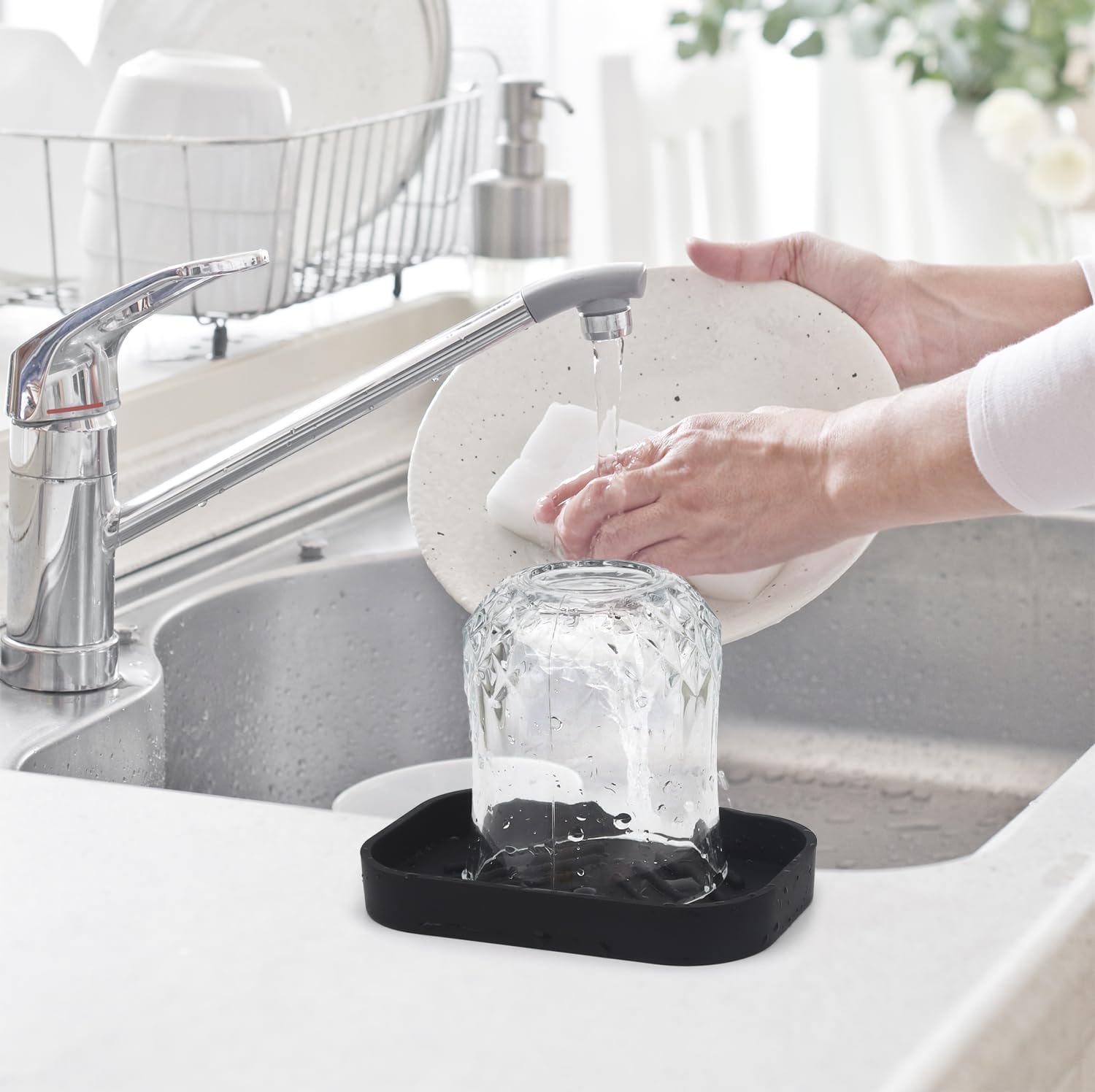 2 Pcs Silicone Soap Dish (3.84 Ounce)