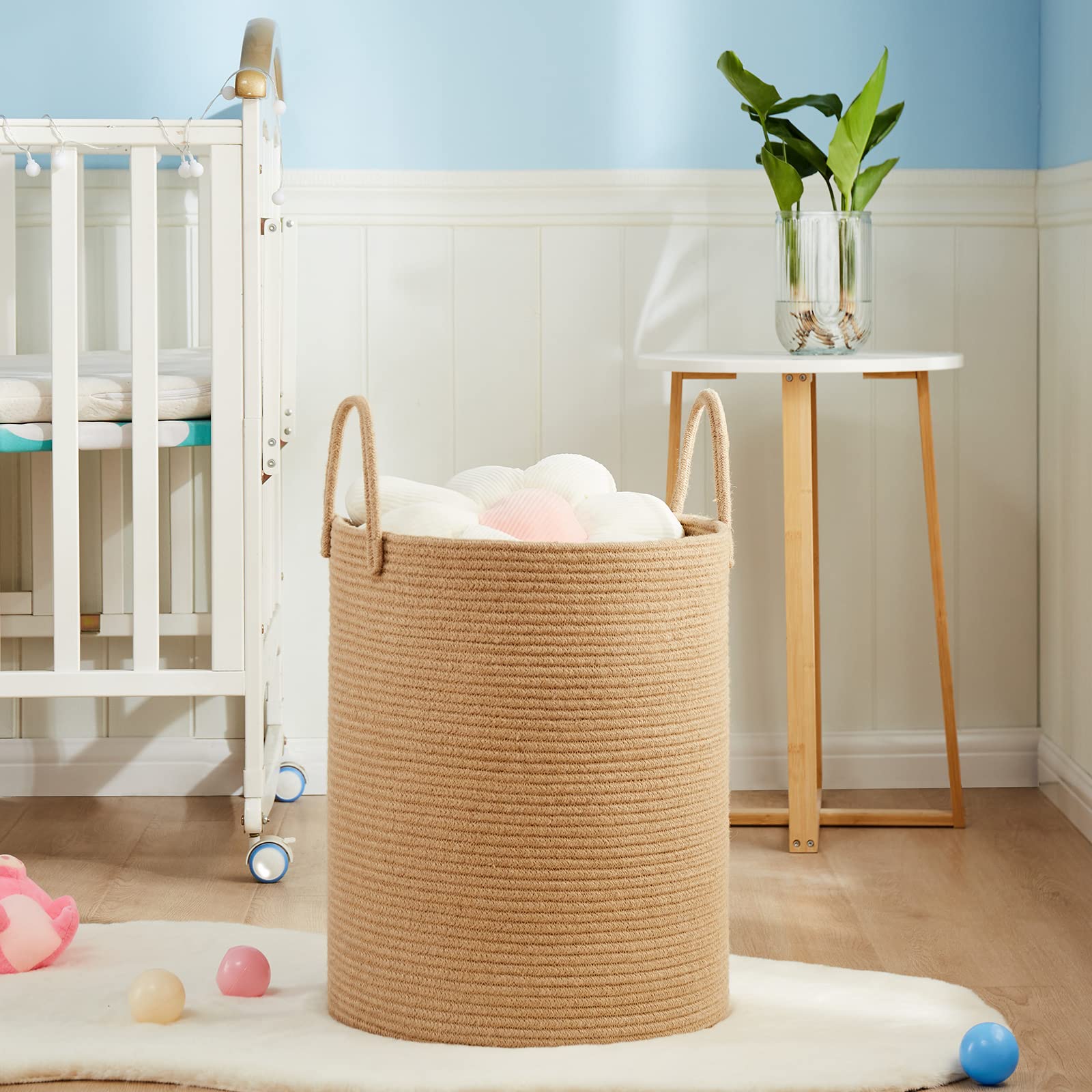 Jute Rope Laundry Hamper